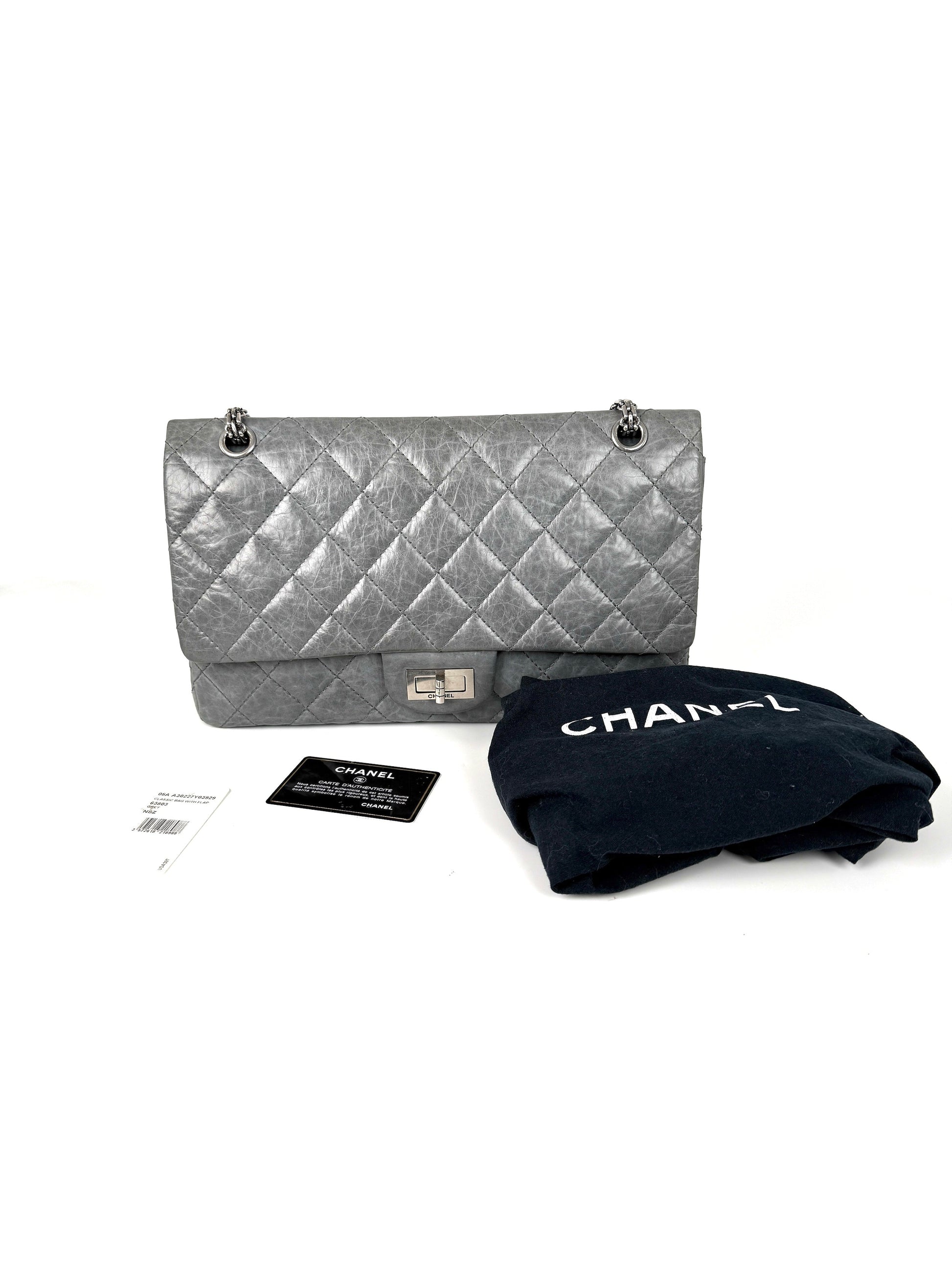 Chanel Gray 227 2005 Reissue 2.55 Shoulder Bag - Rovelle Bags