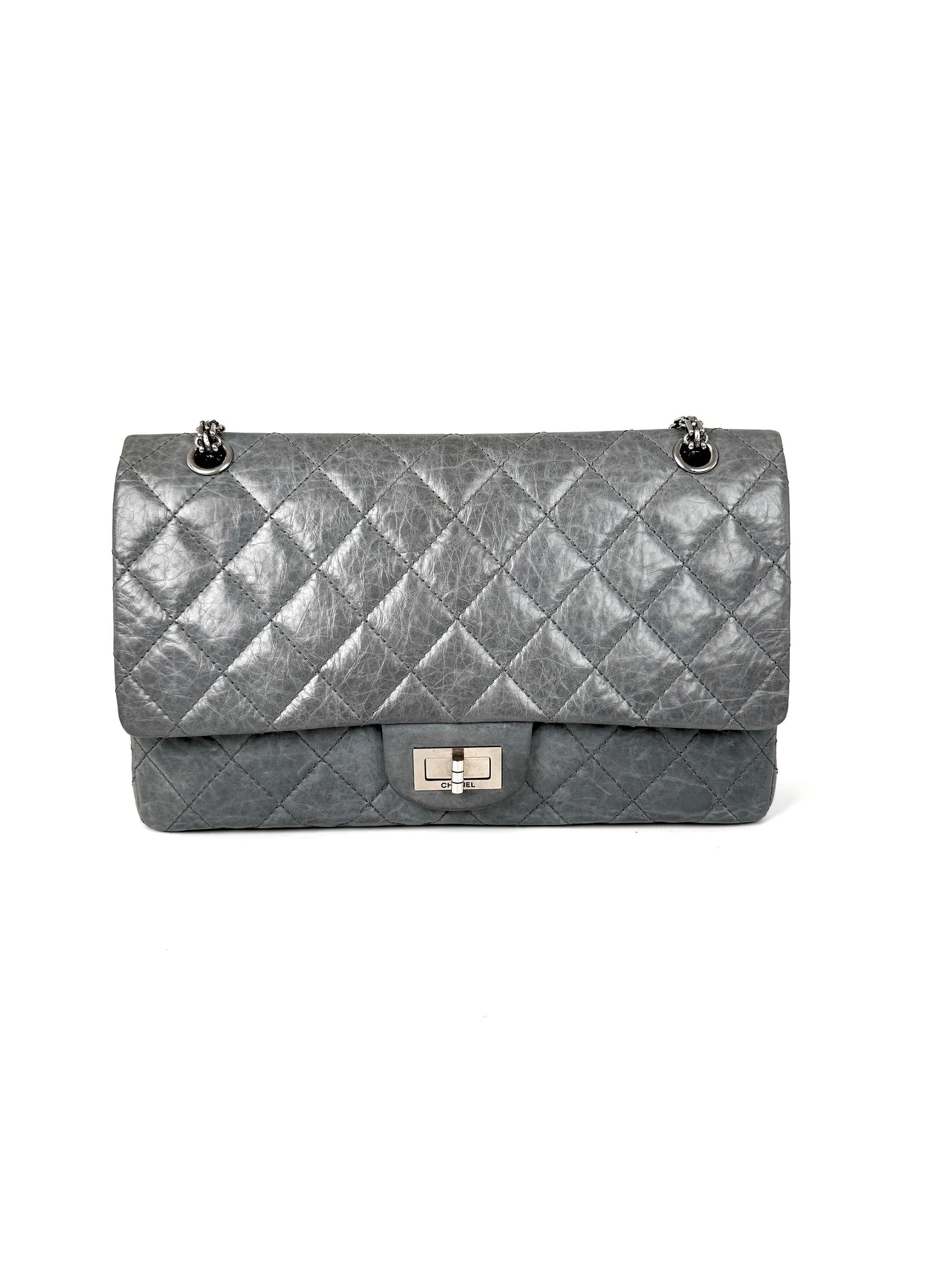 Chanel Gray 227 2005 Reissue 2.55 Shoulder Bag - Rovelle Bags