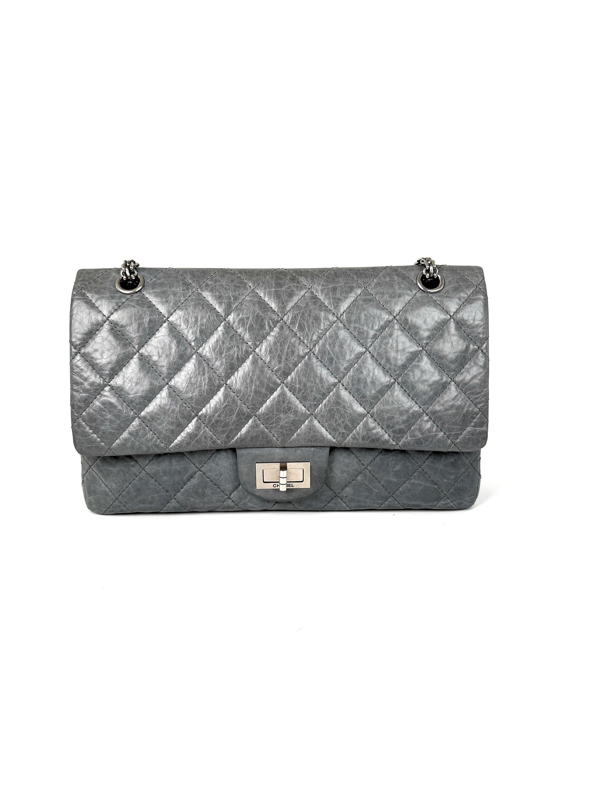 Chanel Gray 227 2005 Reissue 2.55 Shoulder Bag - Rovelle Bags