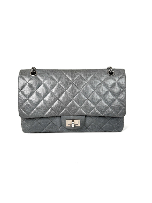Chanel Gray 227 2005 Reissue 2.55 Shoulder Bag - Rovelle Bags