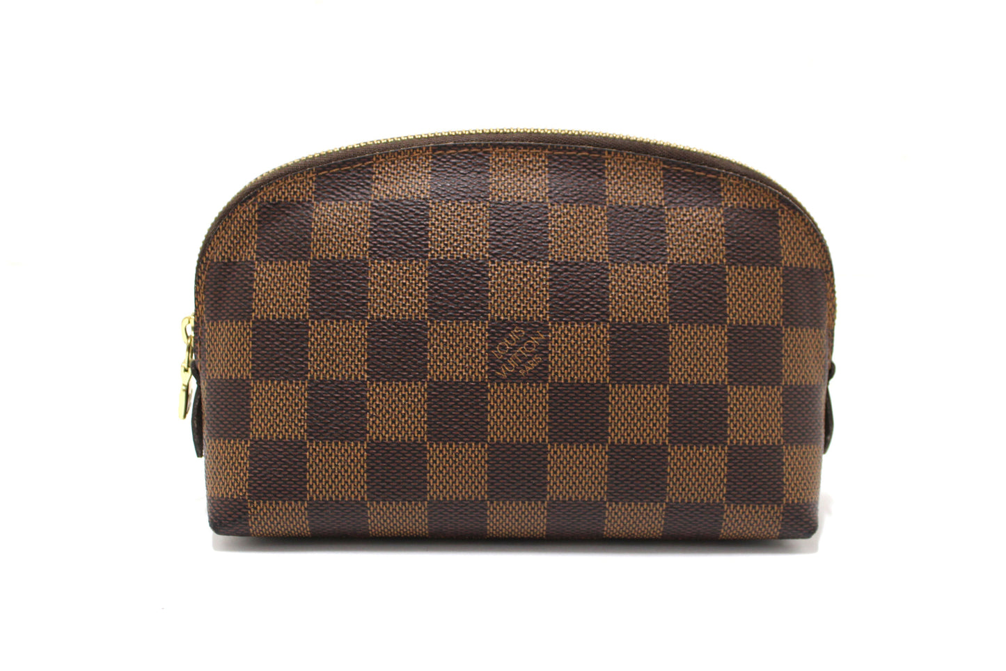 Louis Vuitton Damier Ebene Canvas Cosmetic Pouch | Italystation.com - Shop Now at italystation.com