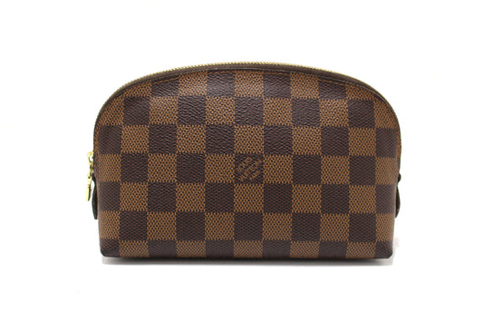 Louis Vuitton Damier Ebene Canvas Cosmetic Pouch | Italystation.com - Shop Now at italystation.com