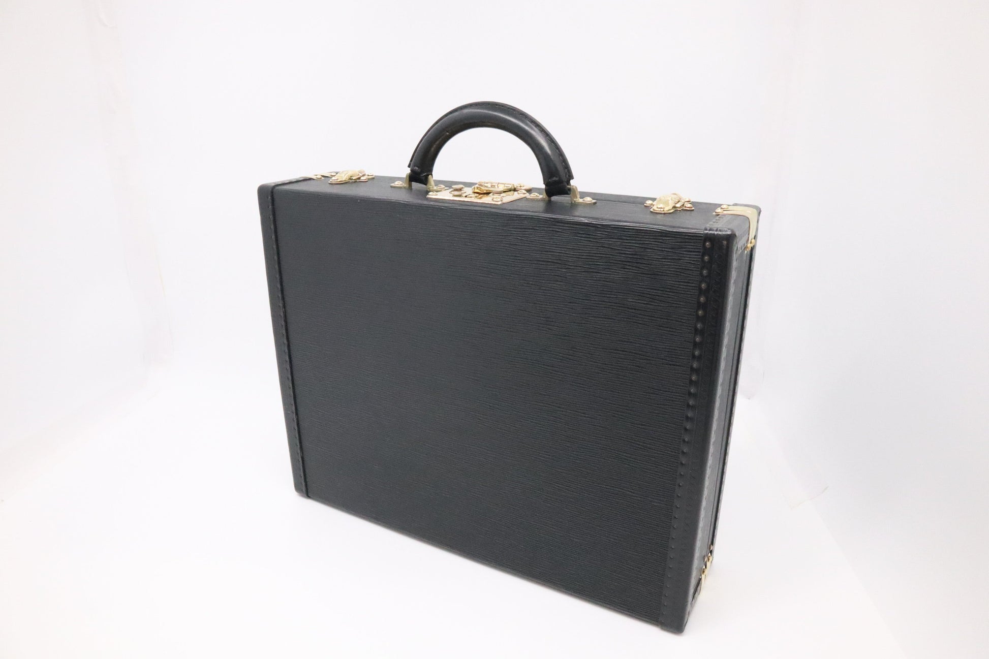 Louis Vuitton President Briefcase in Black Epi Leather