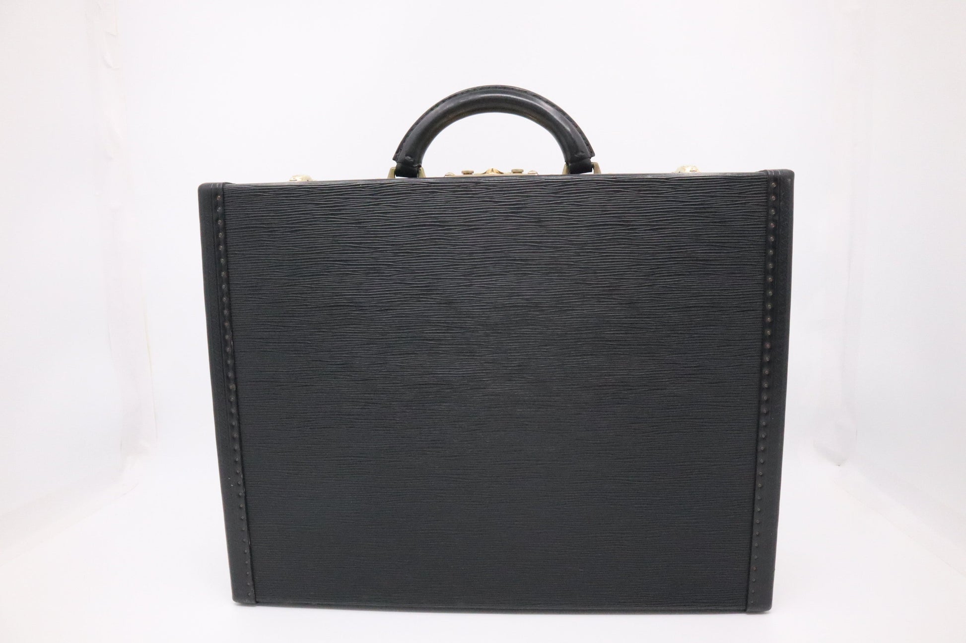 Louis Vuitton President Briefcase in Black Epi Leather