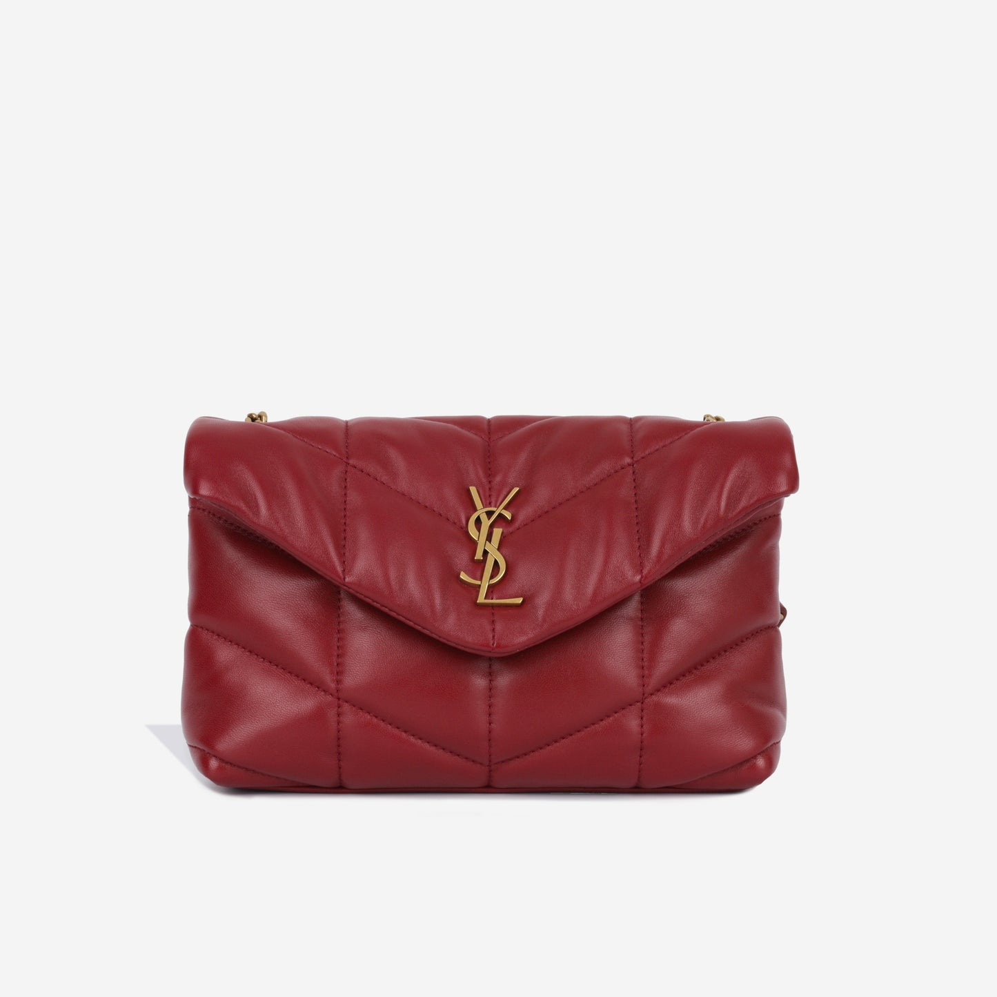 Saint Laurent Puffer Red Shoulder Bag Style 2