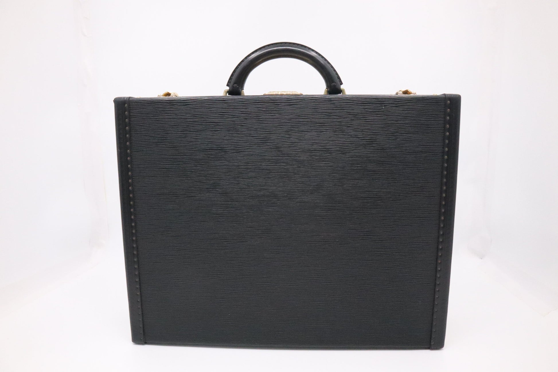 Louis Vuitton President Briefcase in Black Epi Leather