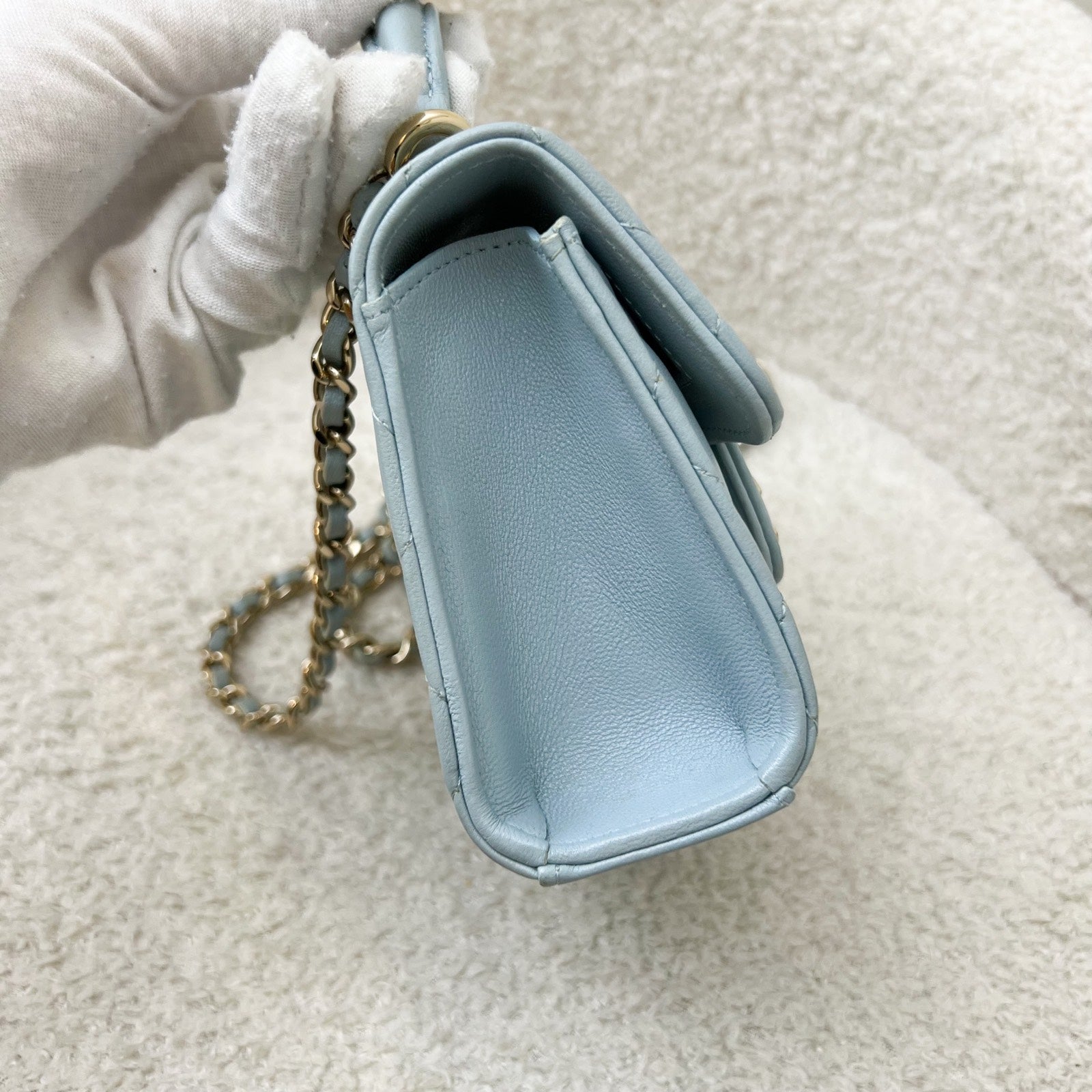 Chanel Top Handle Micro Flap Flap Bag - Rovelle Bags