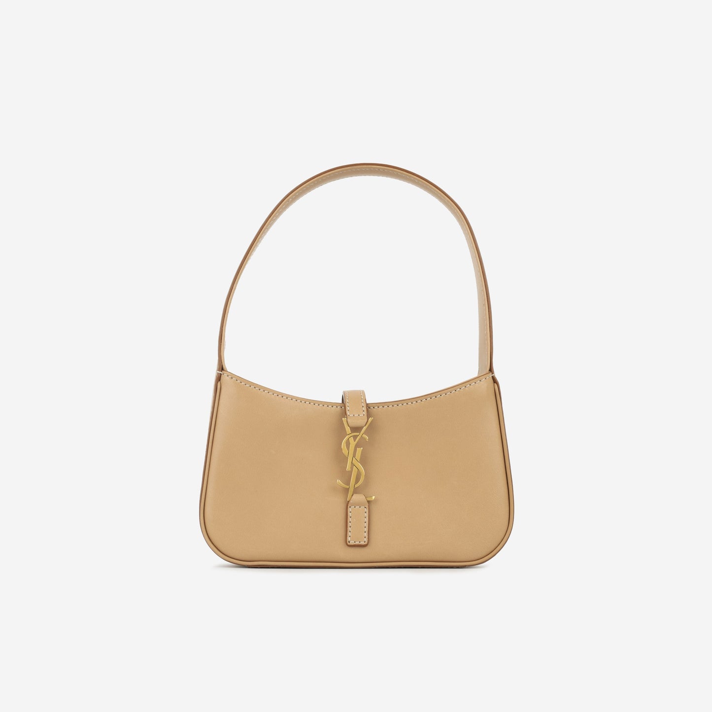 Saint Laurent Mini Le 5 A 7 - Tan