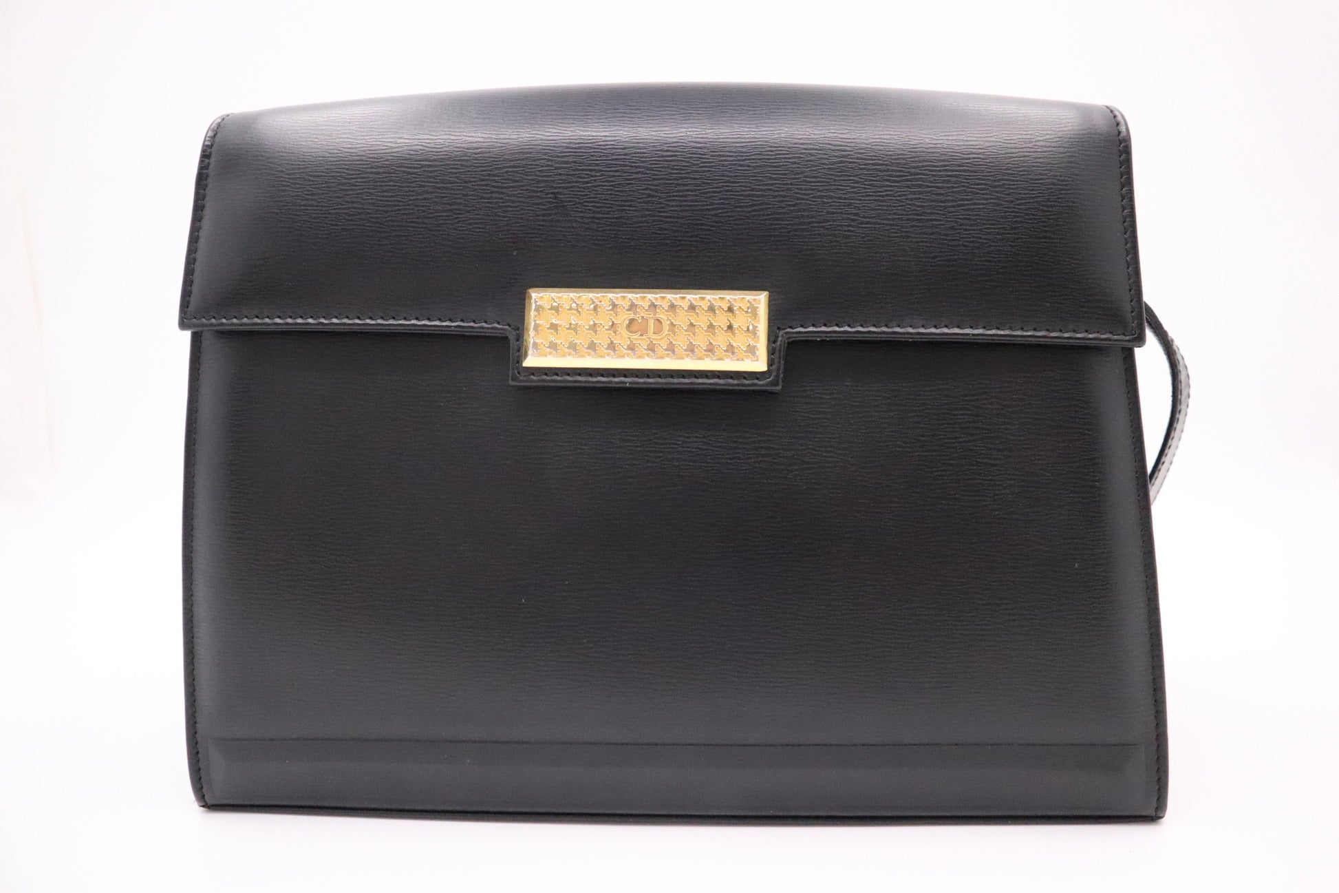 Dior Shoulder Bag in Black Leather