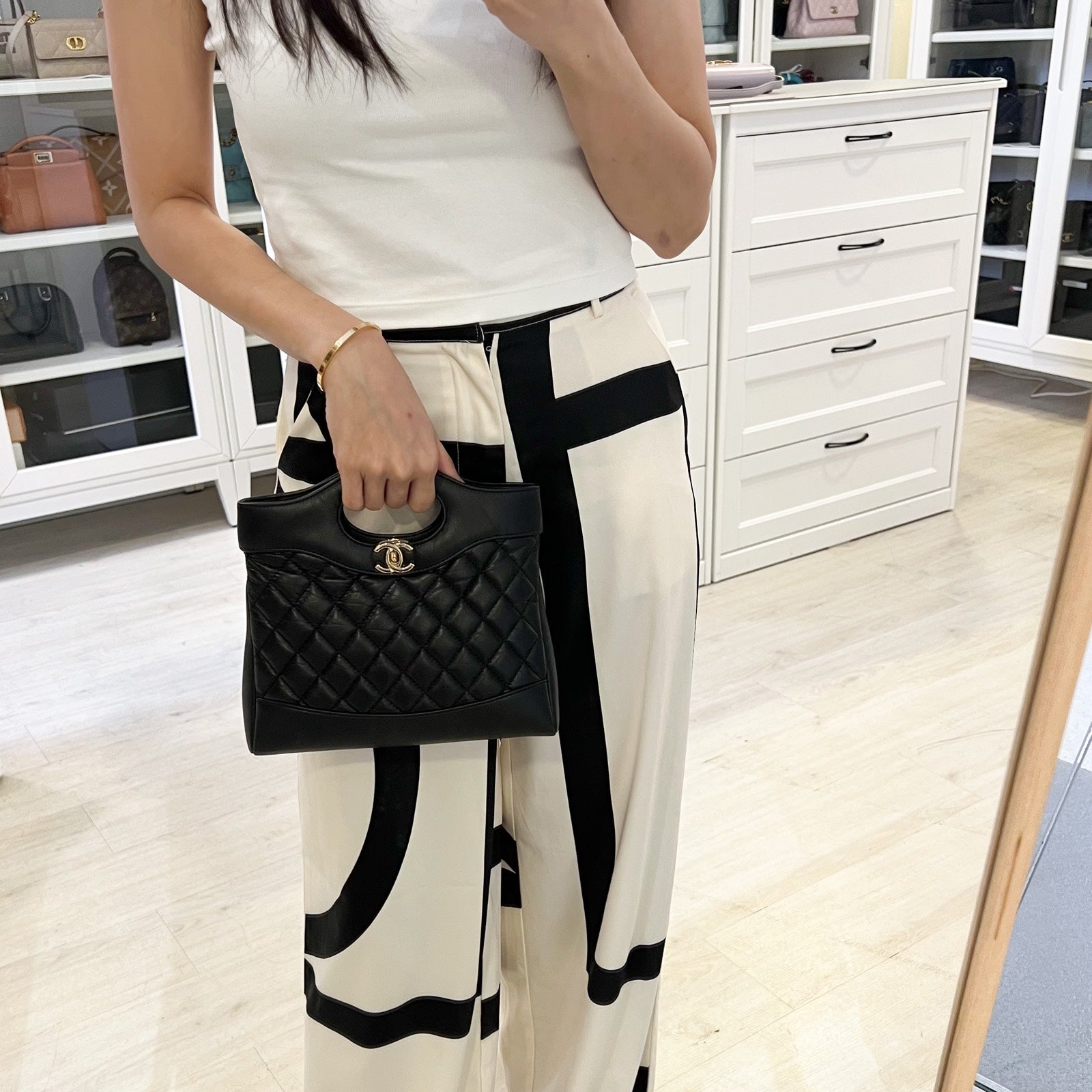Chanel 31 Small / Mini Shopping Shopping Bag - Rovelle Bags