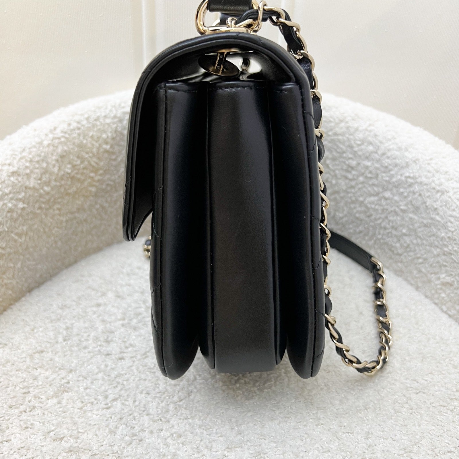 Chanel Small Trendy CC Top Handle Flap Bag - Rovelle Bags