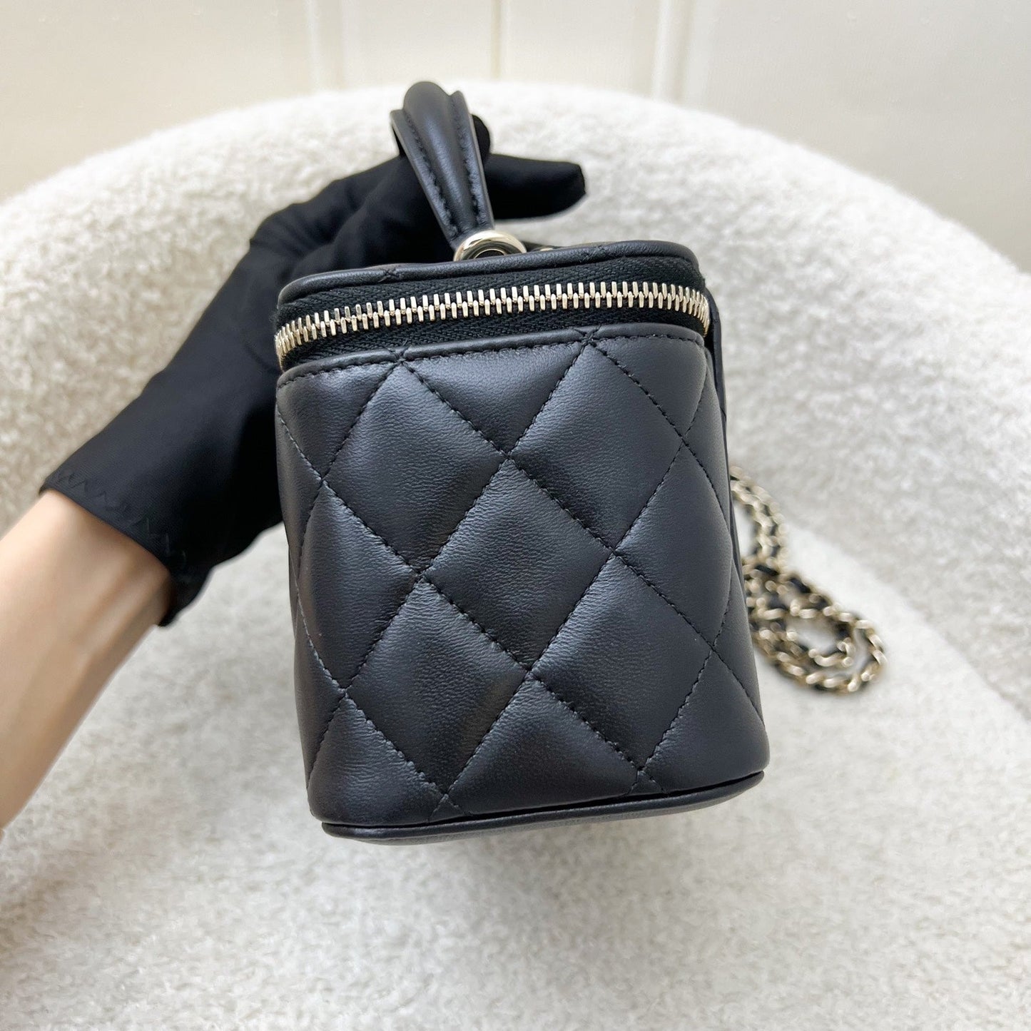 Chanel Top Handle Small Vanity in Handbag - Rovelle Bags
