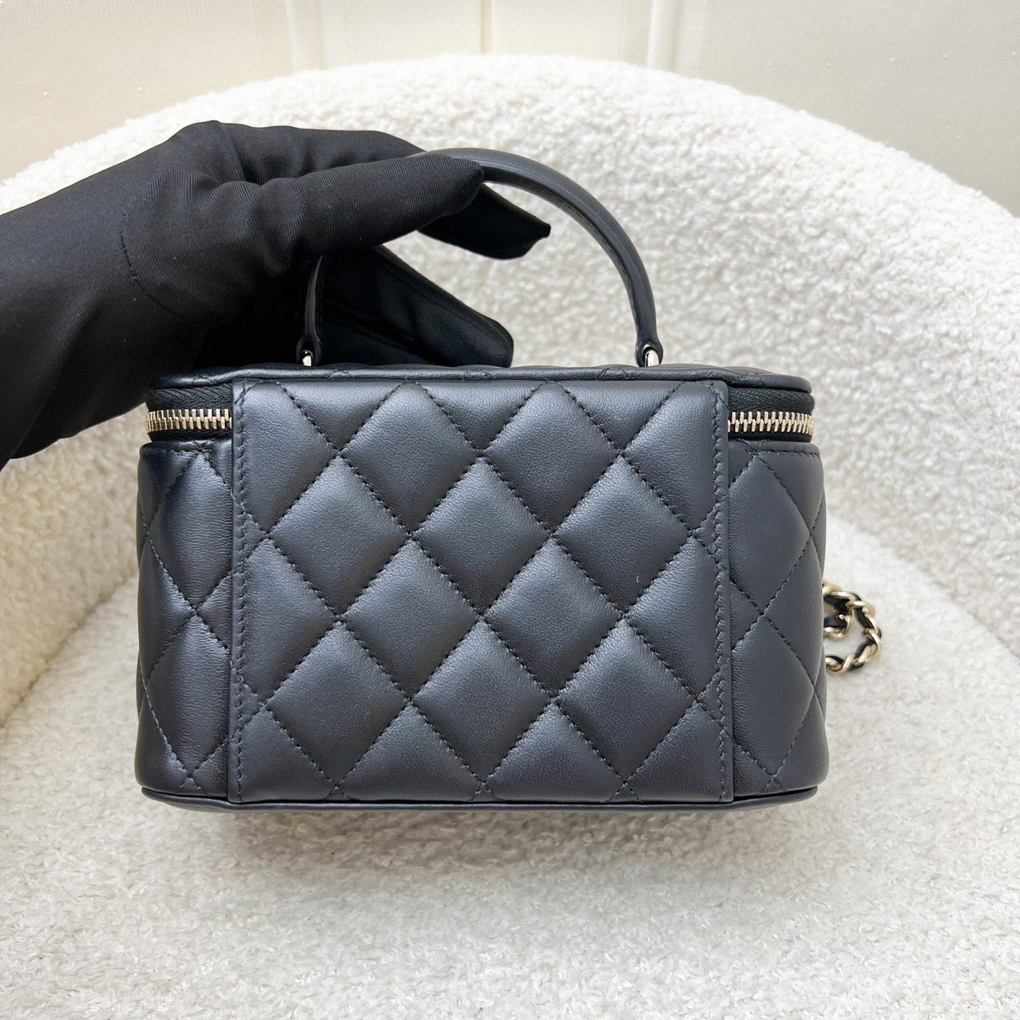 Chanel Top Handle Small Vanity in Handbag - Rovelle Bags