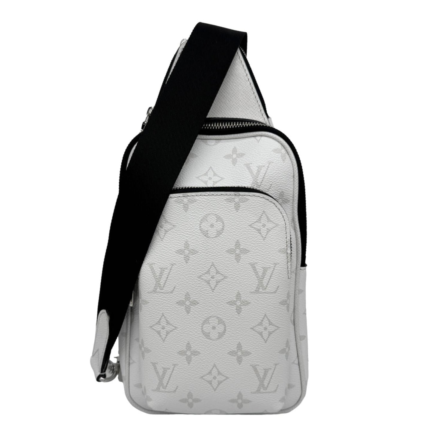 LOUIS VUITTON Avenue Sling PM Monogram Canvas Taigarama Backpack Bag White