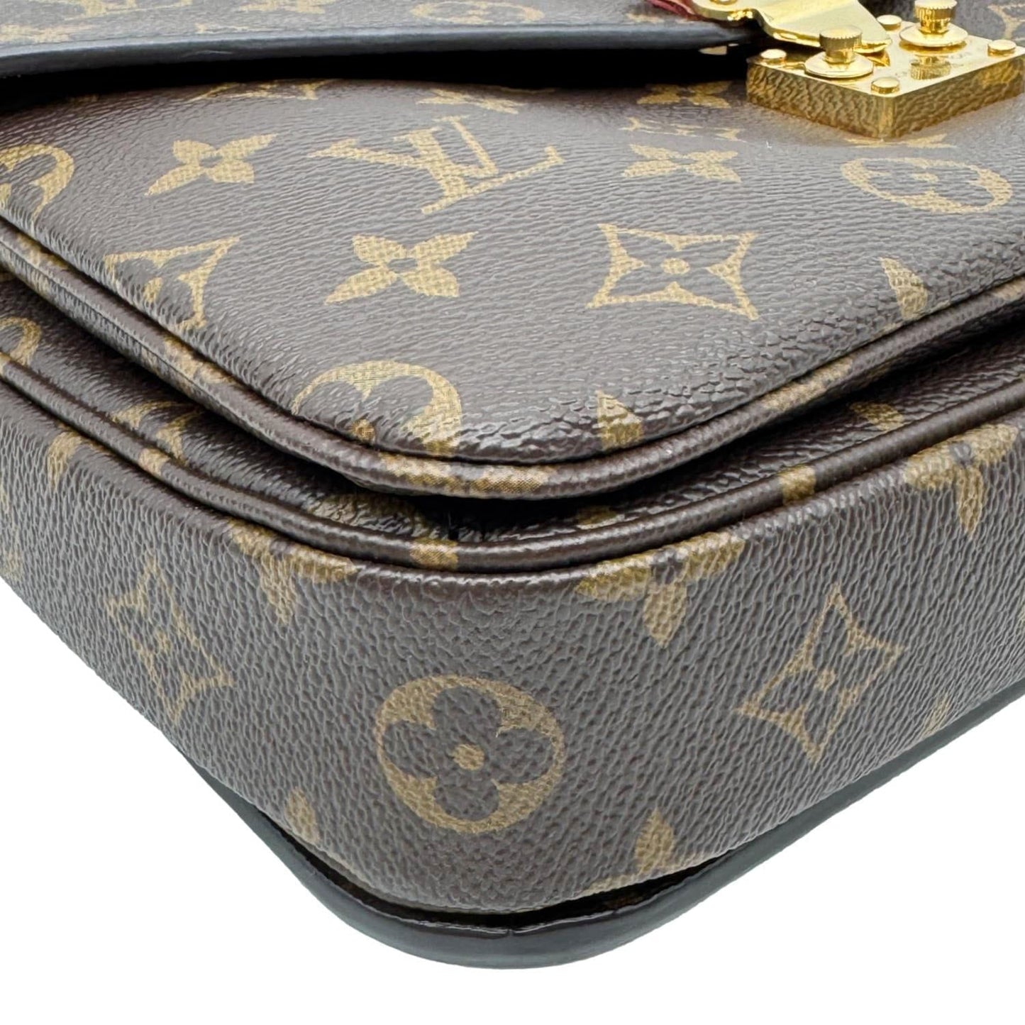LOUIS VUITTON Metis Pochette Monogram Canvas Crossbody Bag Brown