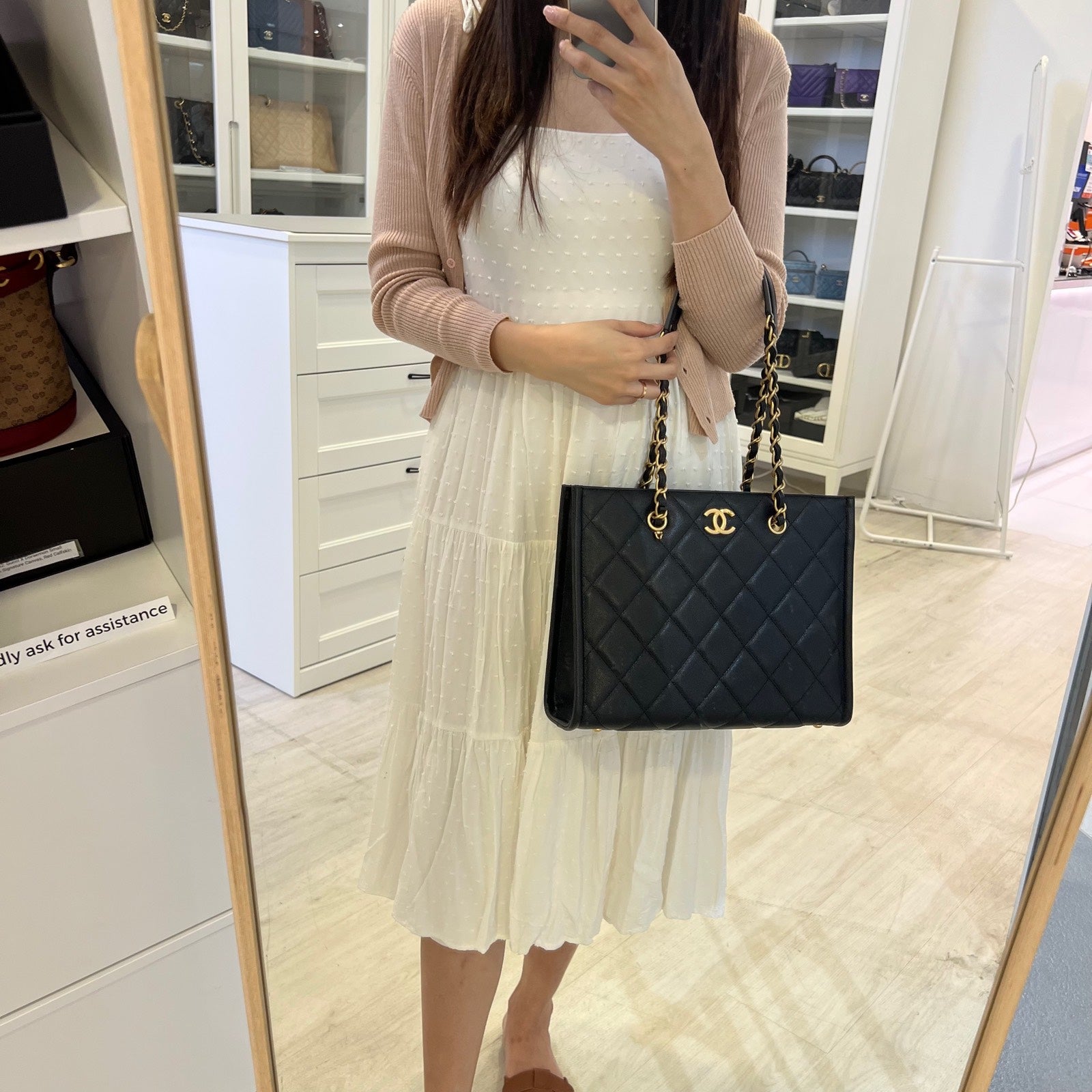 Chanel 24A "2-in-1" Small Tote in Tote Bag - Rovelle Bags
