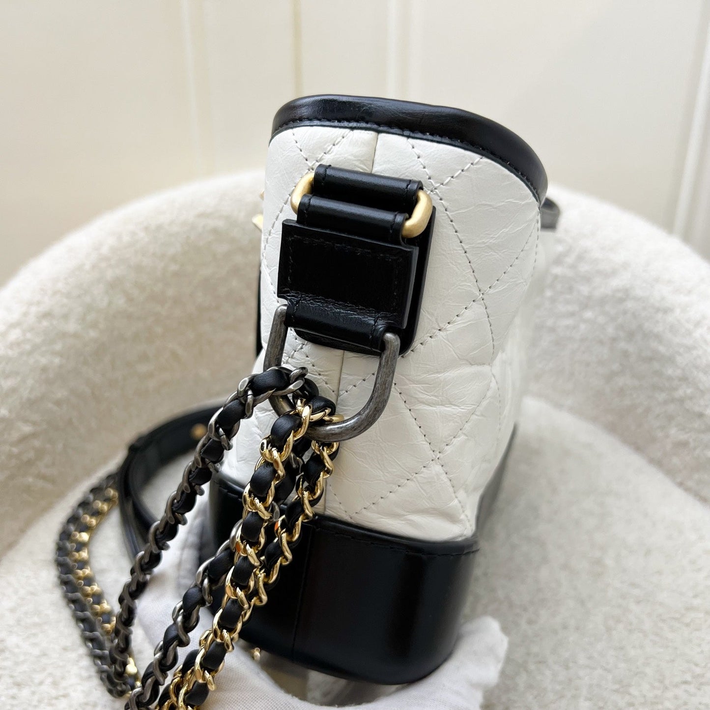 Chanel Small Gabrielle Hobo in White Shoulder Bag - Rovelle Bags