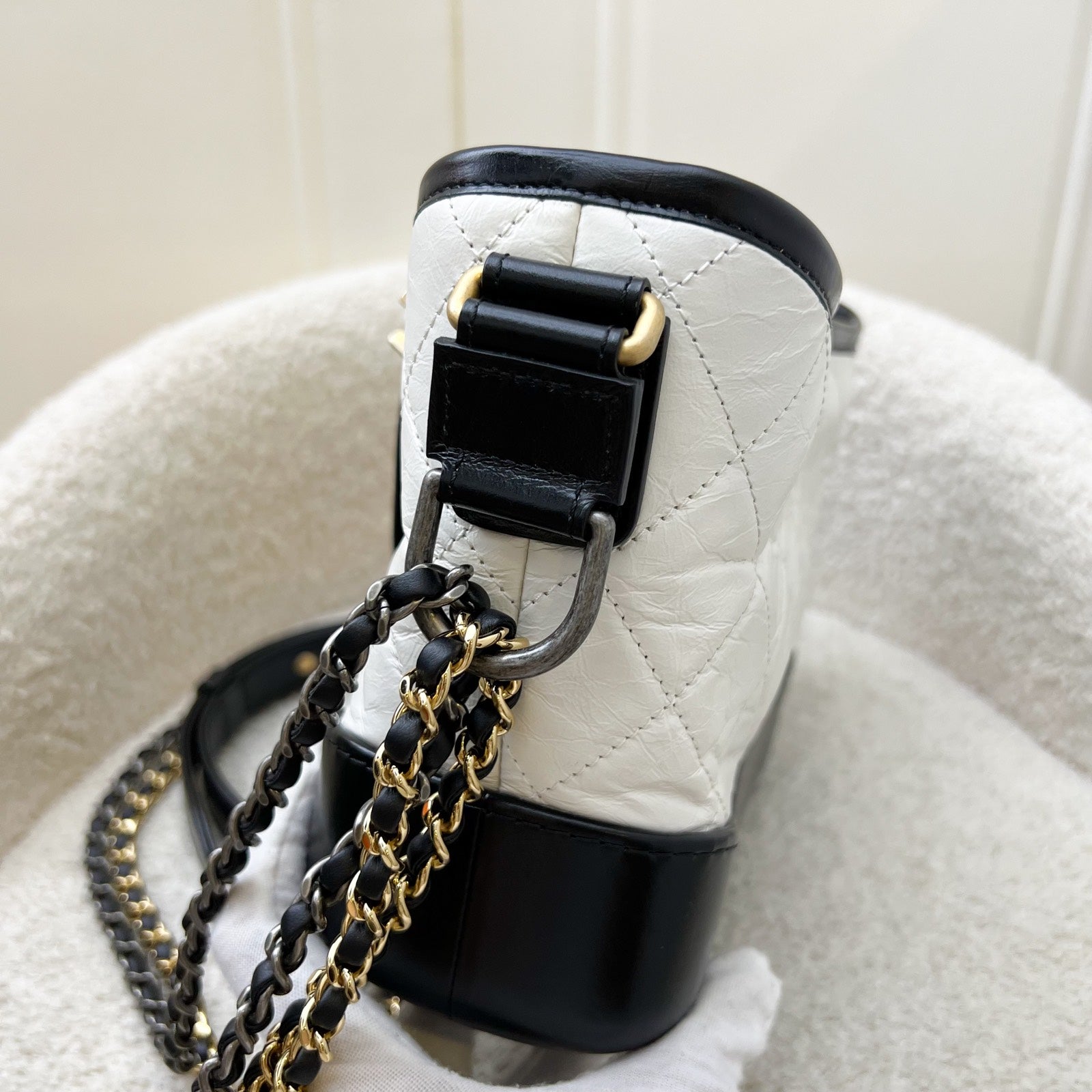 Chanel Small Gabrielle Hobo in White Shoulder Bag - Rovelle Bags