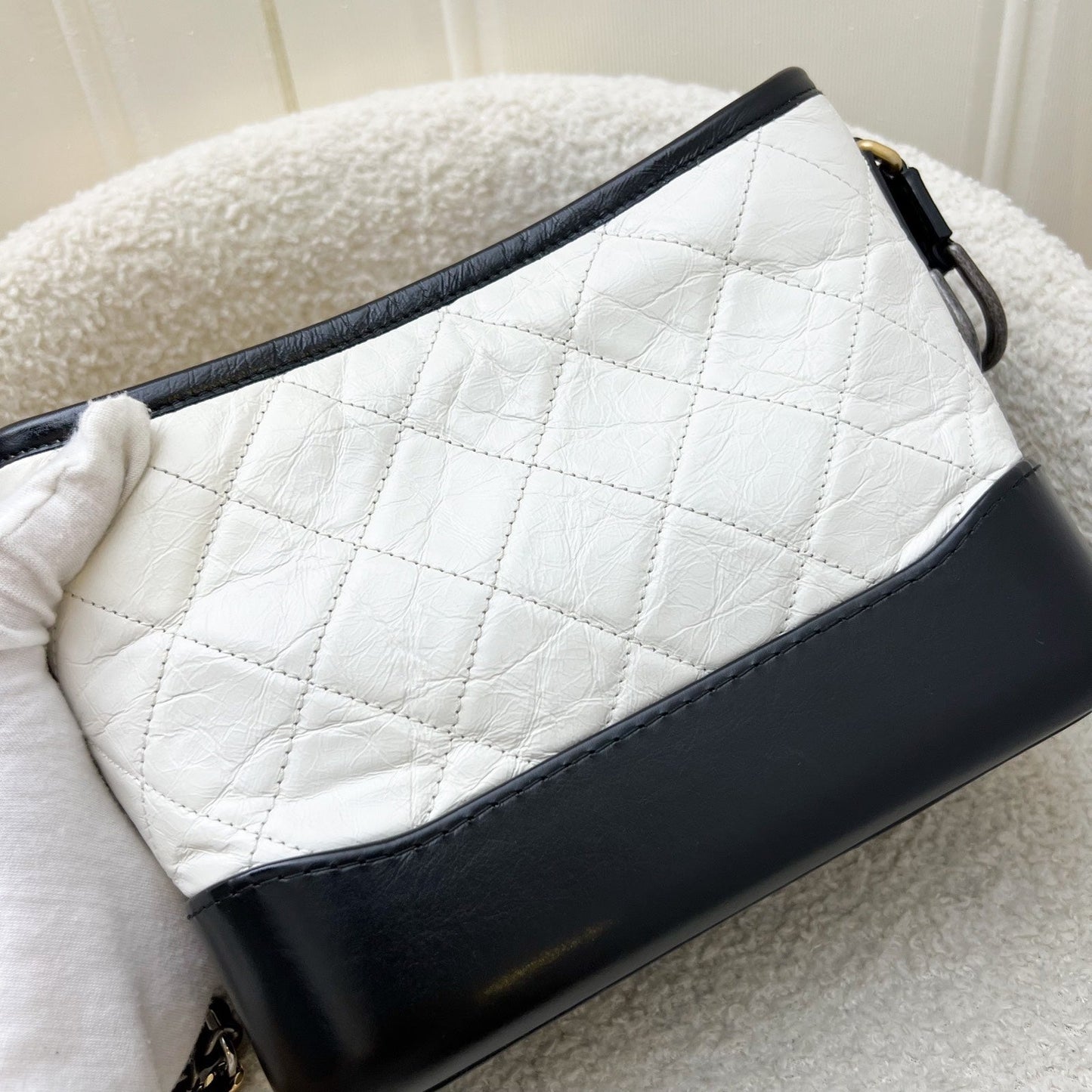 Chanel Small Gabrielle Hobo in White Shoulder Bag - Rovelle Bags