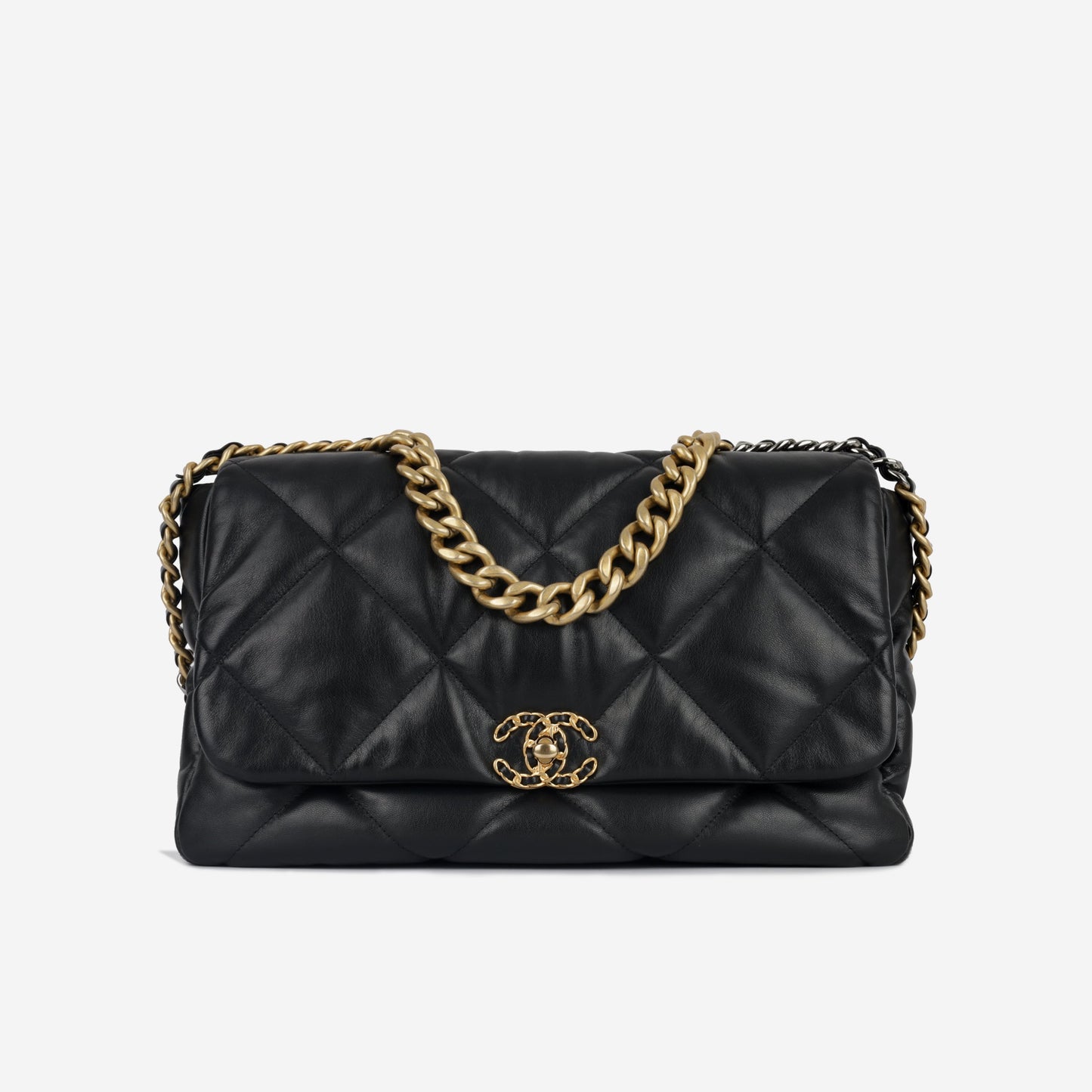 Chanel Chanel 19 Lambskin Black Shoulder Bag Style 2