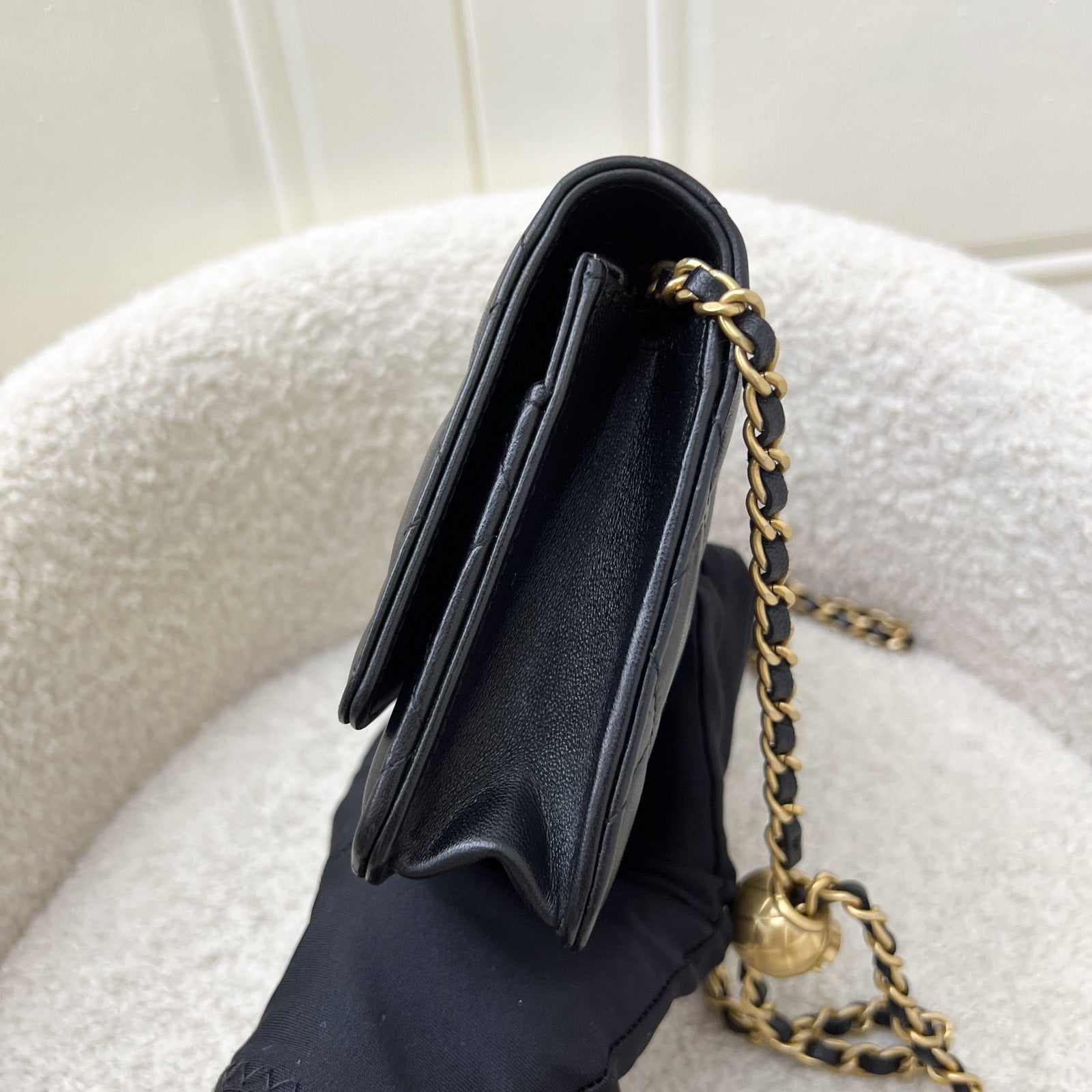Chanel Pearl Crush Wallet on Chain Crossbody Bag - Rovelle Bags