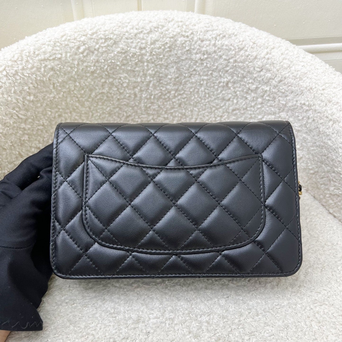 Chanel Pearl Crush Wallet on Chain Crossbody Bag - Rovelle Bags