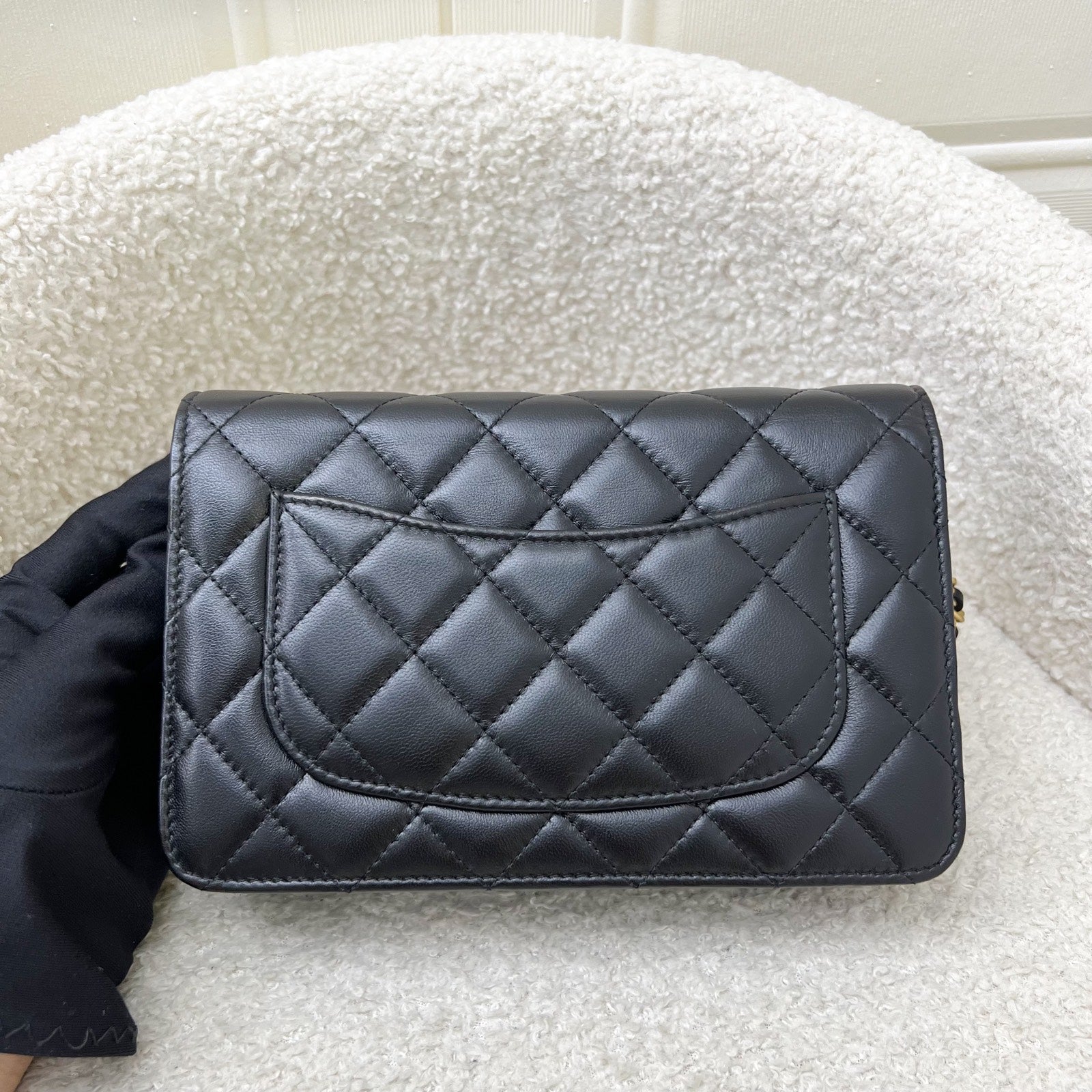 Chanel Pearl Crush Wallet on Chain Crossbody Bag - Rovelle Bags