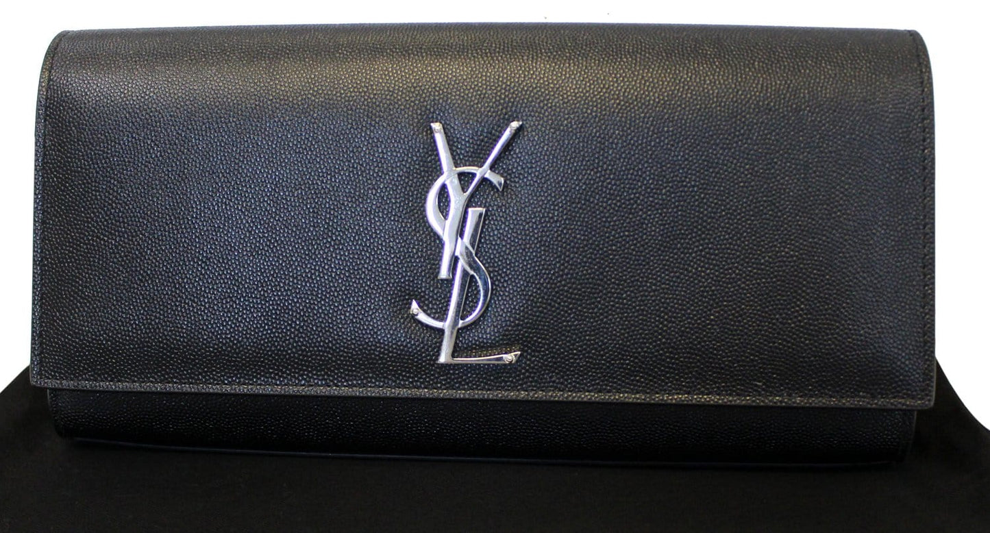 Saint Laurent Kate Leather Black Shoulder Bag