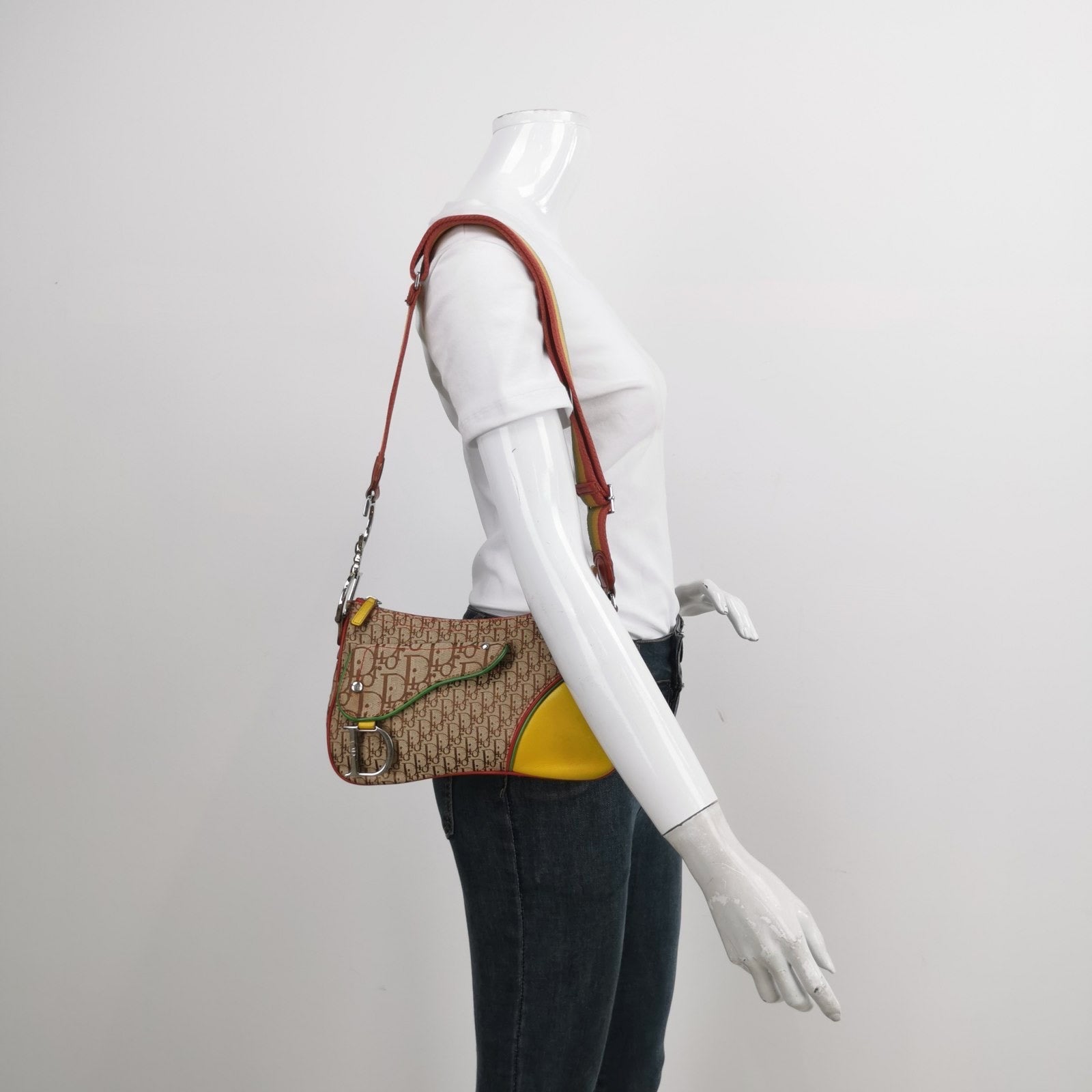 Dior Rasta Trotter Double Saddle Shoulder Bag