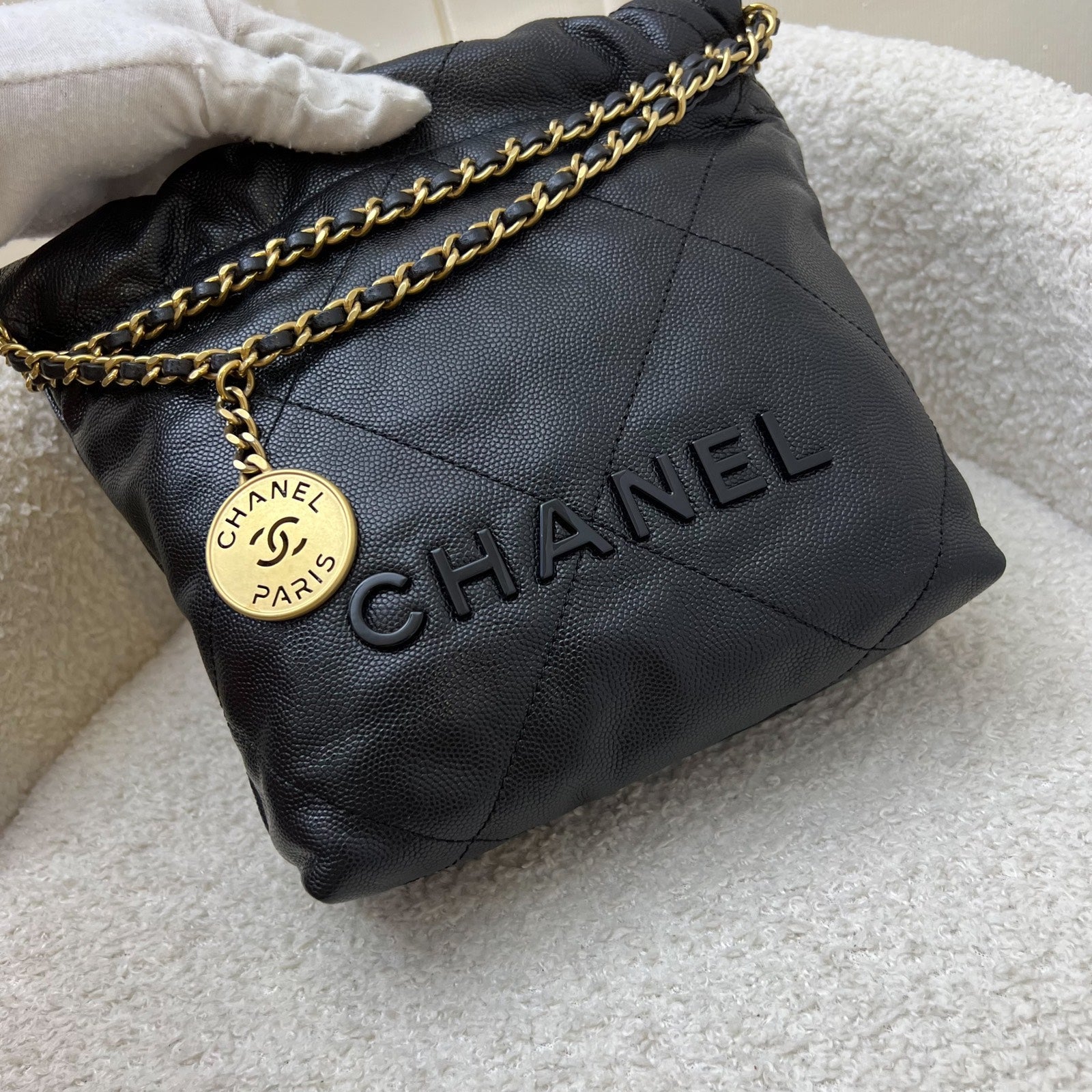 Chanel 22 Mini Hobo Handbag - Rovelle Bags