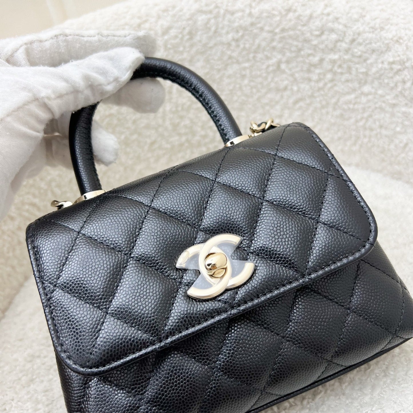 Chanel Micro Coco Handle Flap Flap Bag - Rovelle Bags