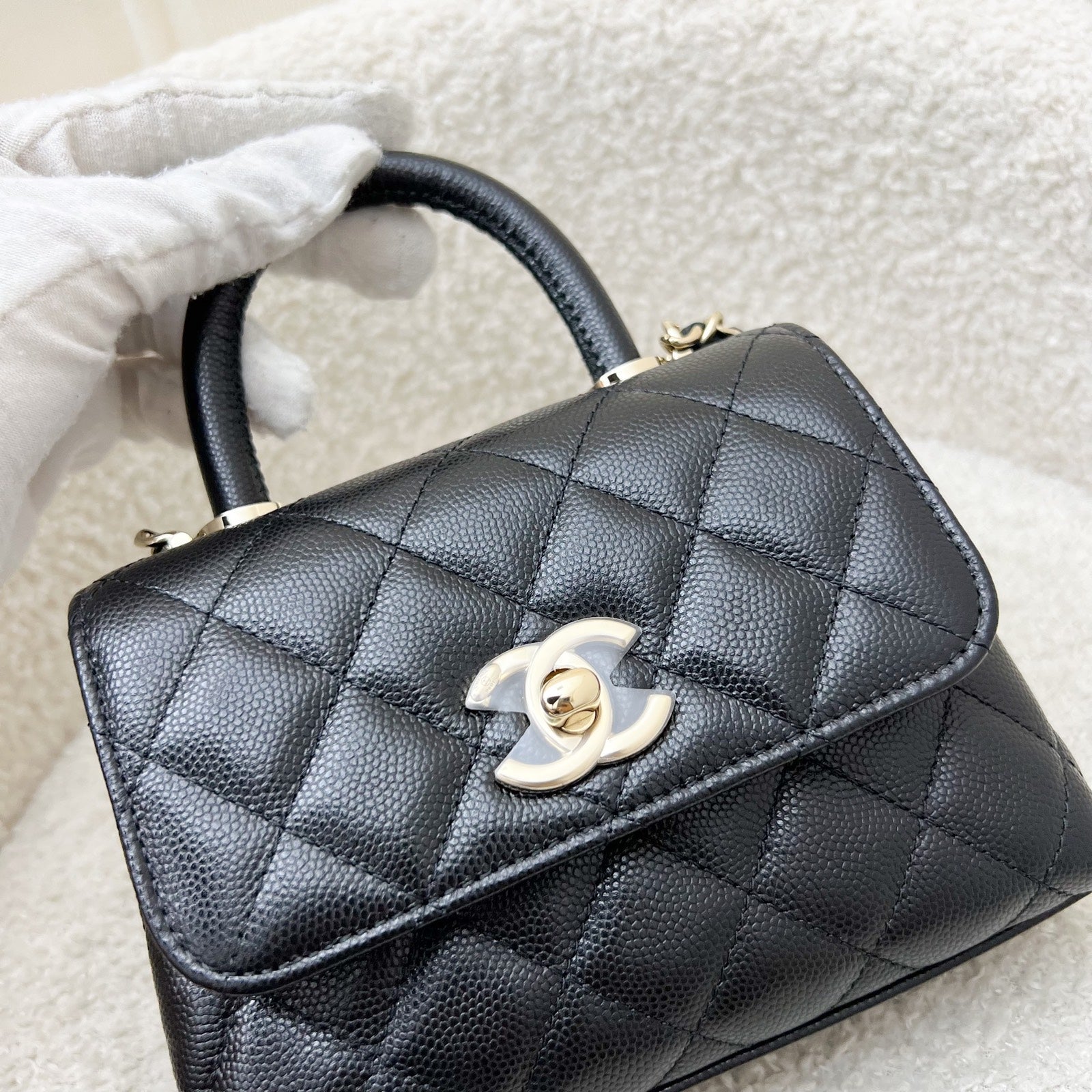 Chanel Micro Coco Handle Flap Flap Bag - Rovelle Bags