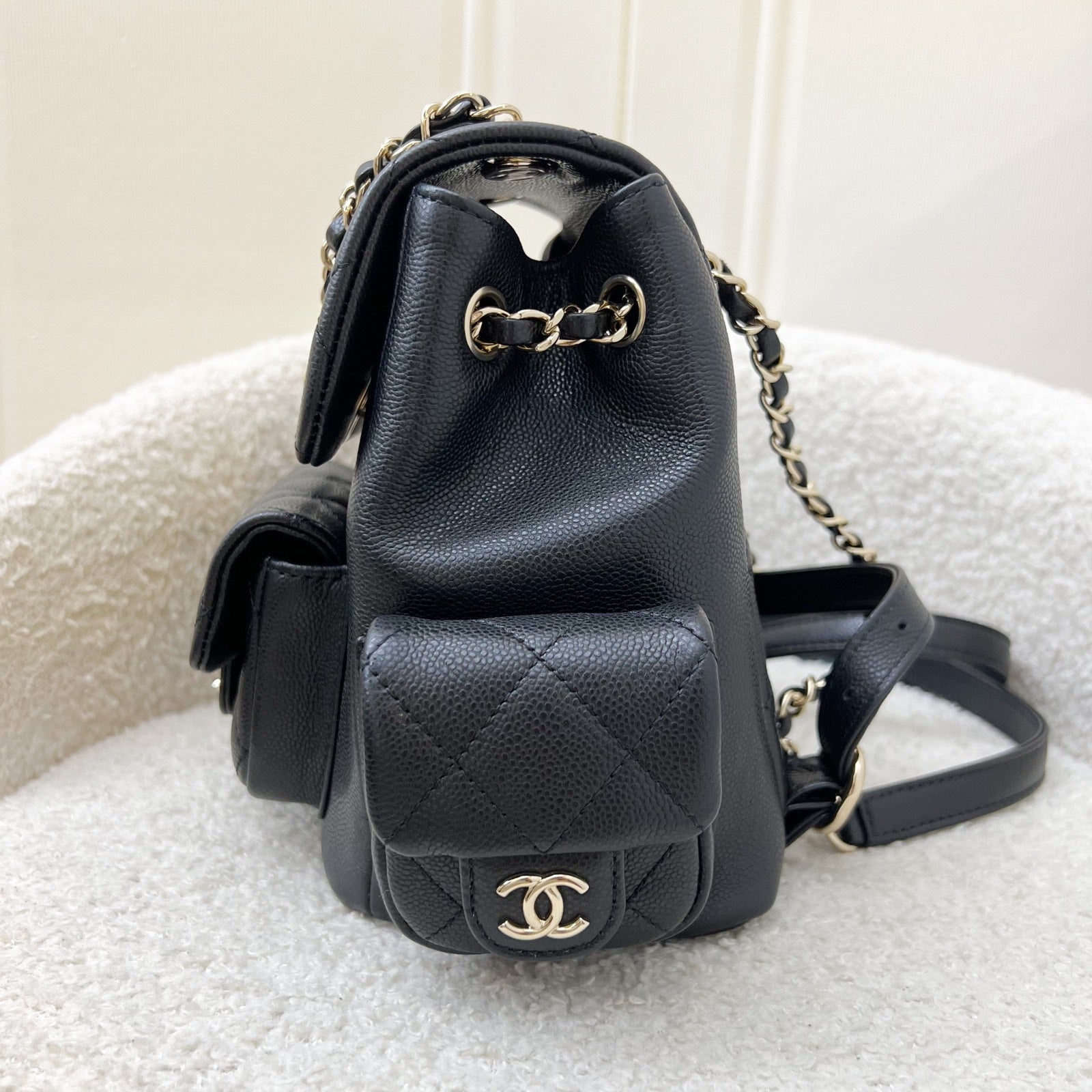 Chanel 23K Triple Pocket Duma Backpack Backpack - Rovelle Bags