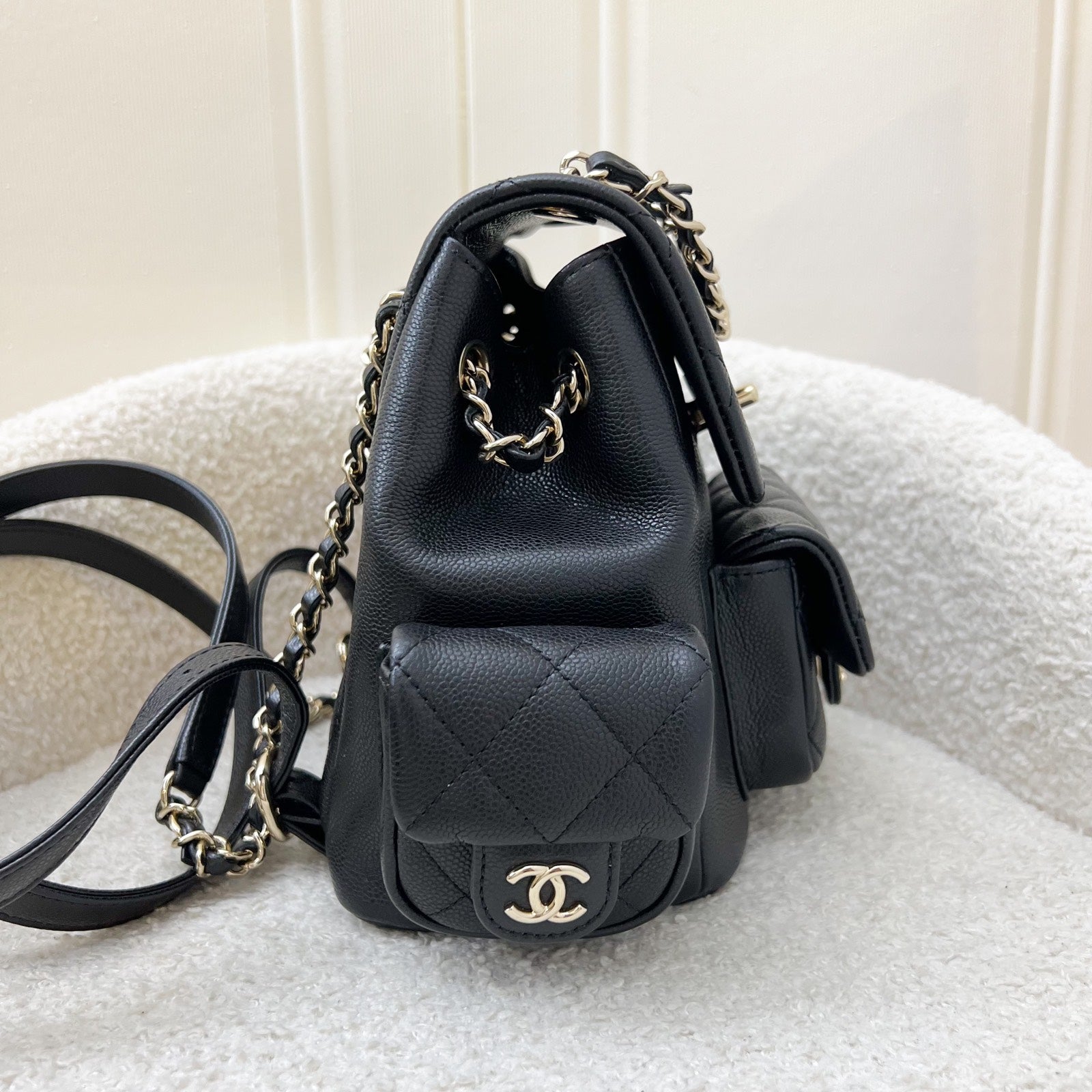 Chanel 23K Triple Pocket Duma Backpack Backpack - Rovelle Bags