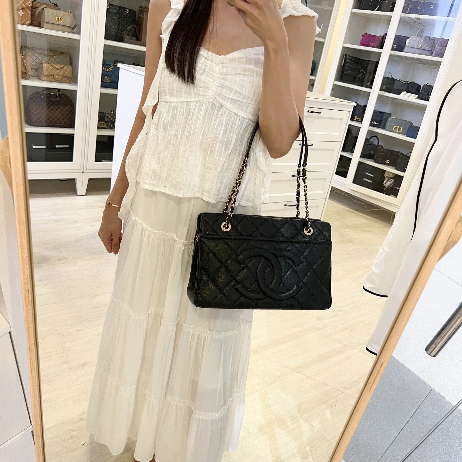 Chanel Timeless CC Shoulder Tote Tote Bag - Rovelle Bags