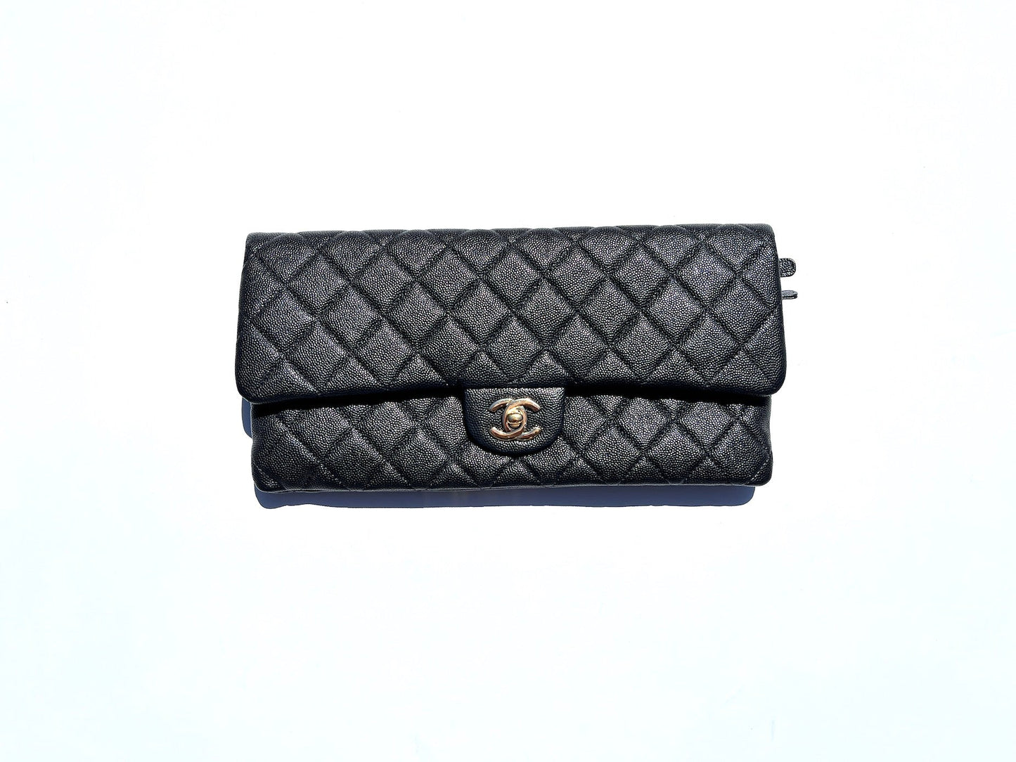 Chanel Classic 2021 Black Quilted Caviar Flap Bag - Rovelle Bags