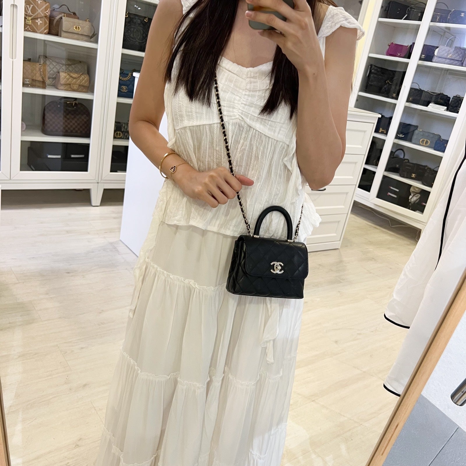 Chanel Micro Coco Handle Flap Flap Bag - Rovelle Bags