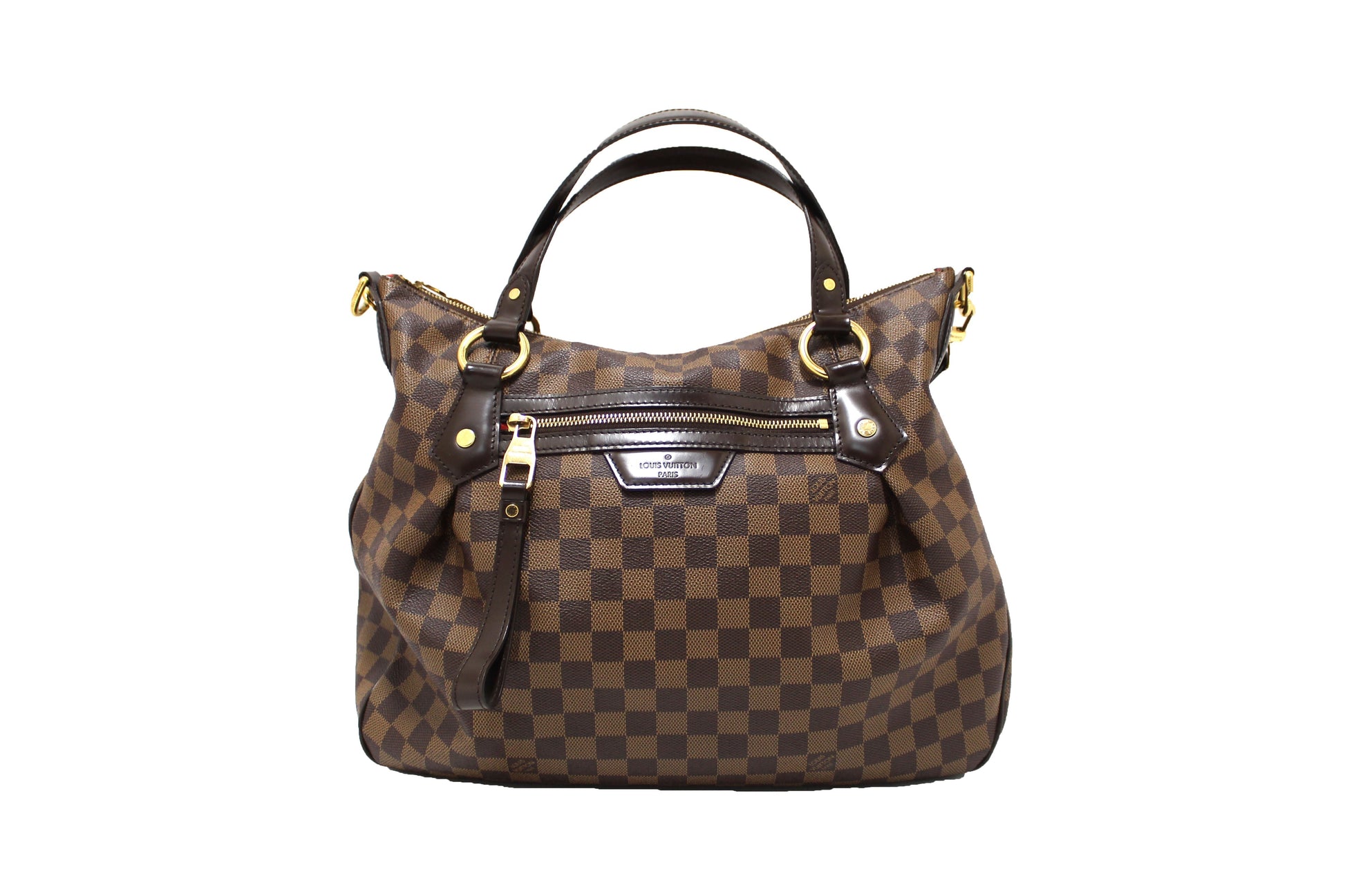 Louis Vuitton Damier Ebene Evora MM Tote Bag | Italystation.com - Shop Now at italystation.com