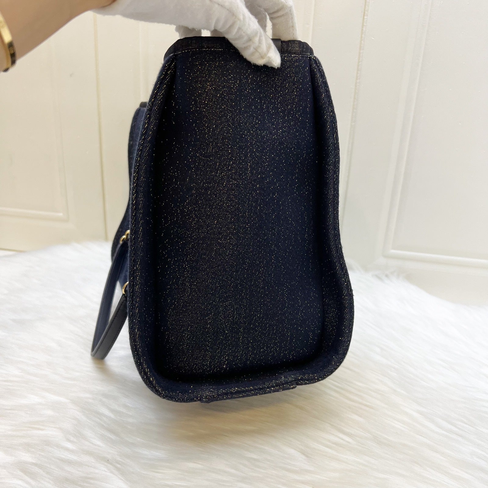 Chanel Deauville Medium Tote in Navy Tote Bag - Rovelle Bags