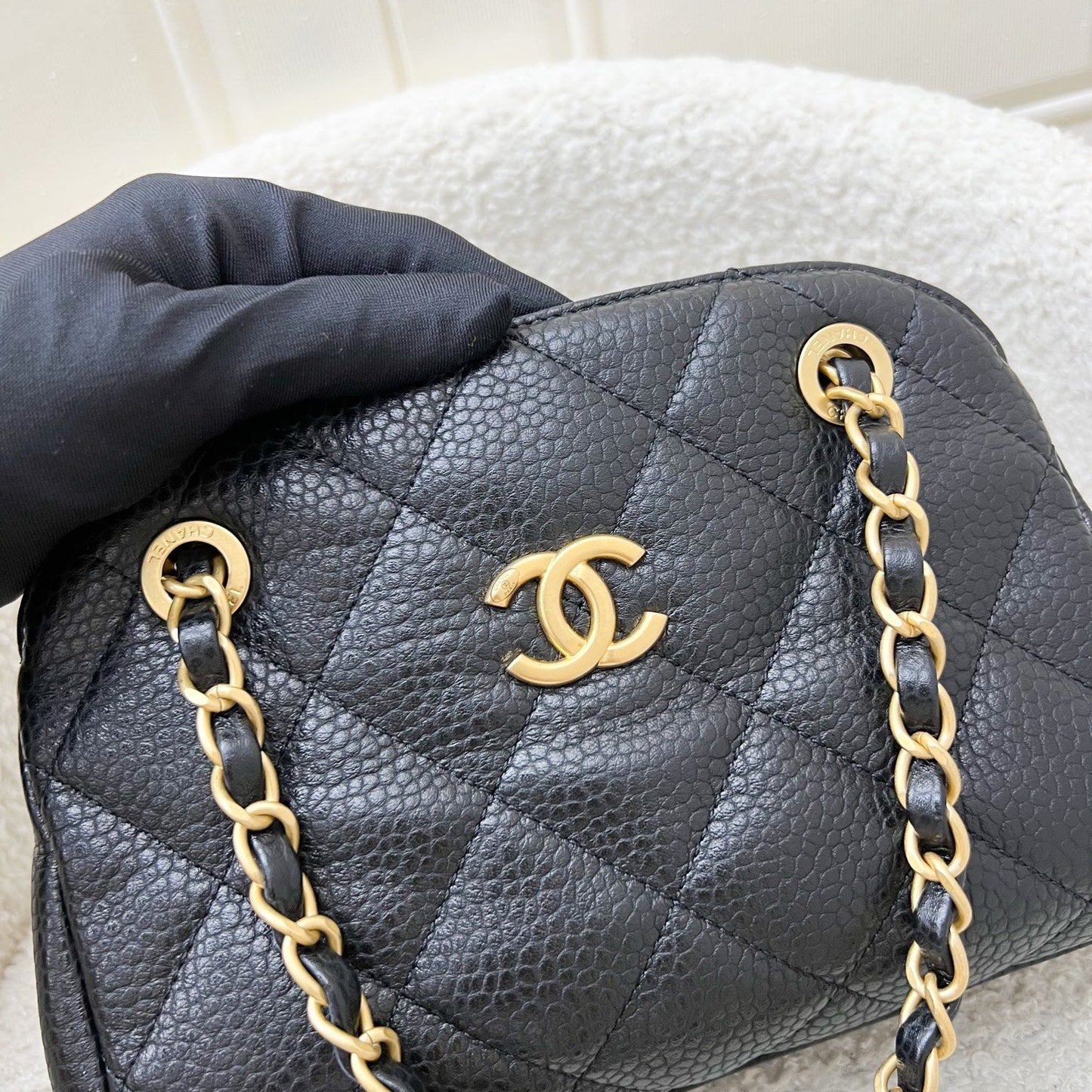 Chanel 24K Small Bowling Handbag - Rovelle Bags