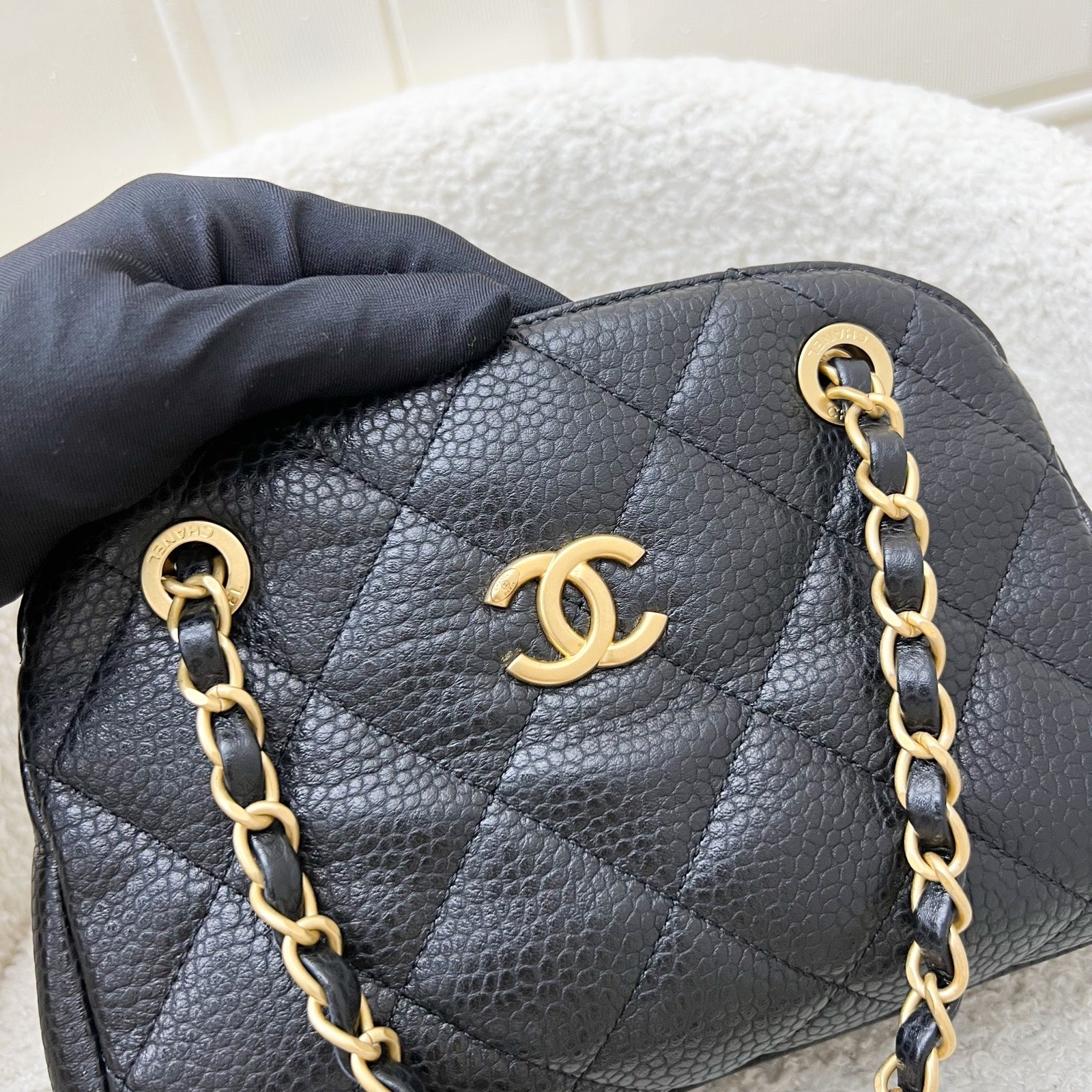 Chanel 24K Small Bowling Handbag - Rovelle Bags