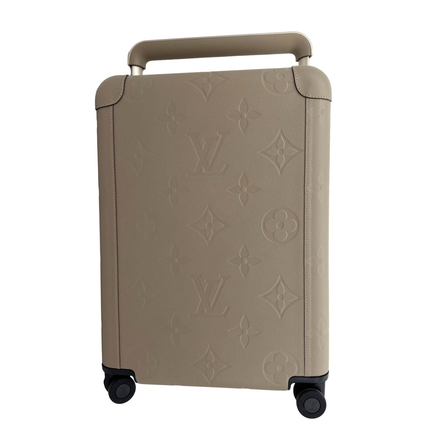 LOUIS VUITTON Horizon 55 Giant Monogram Empreinte Leather Carry On Suitcase Beige