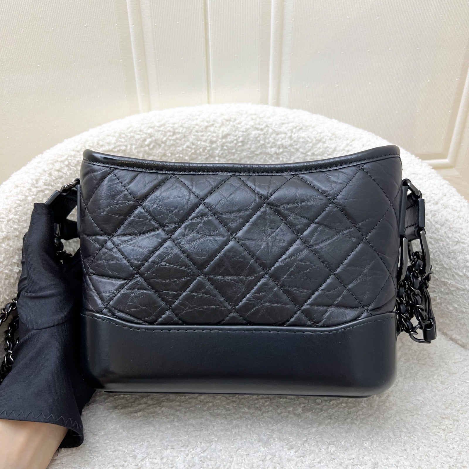 Chanel So Black Small Gabrielle Hobo Hobo Bag - Rovelle Bags