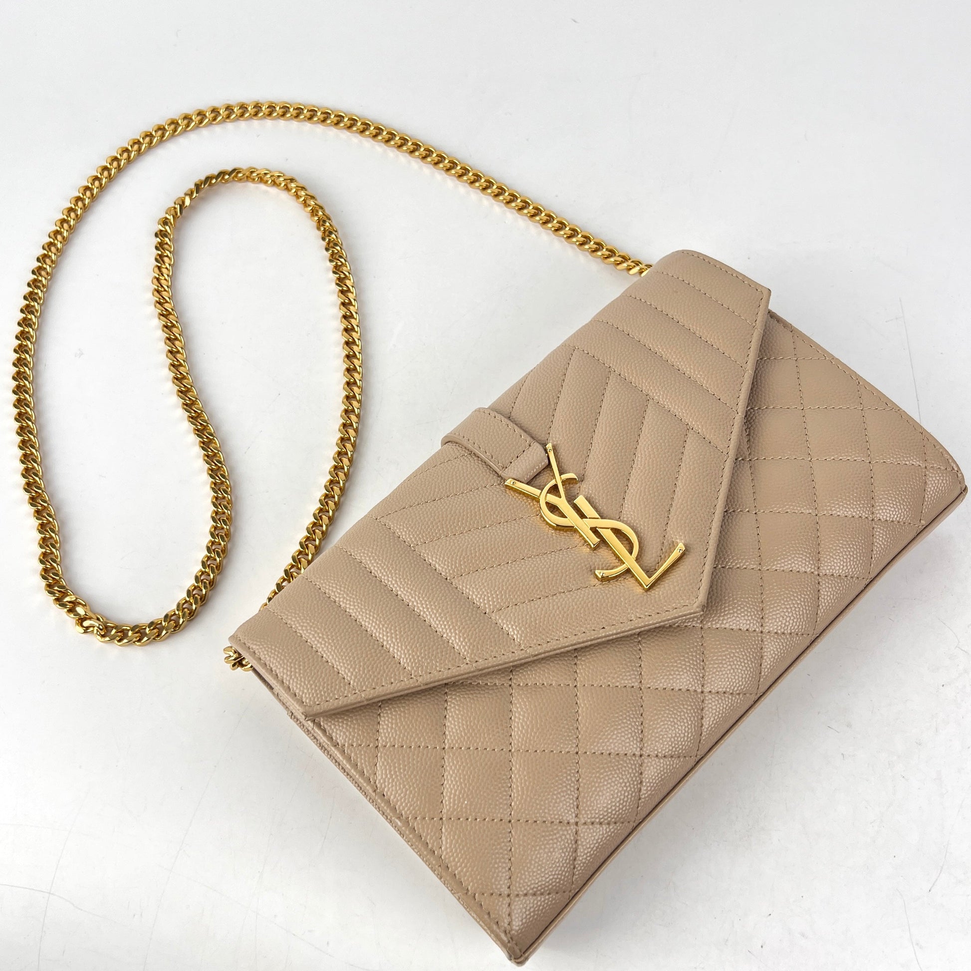 Saint Laurent Envelope Shoulder Bag - Rovelle Bags