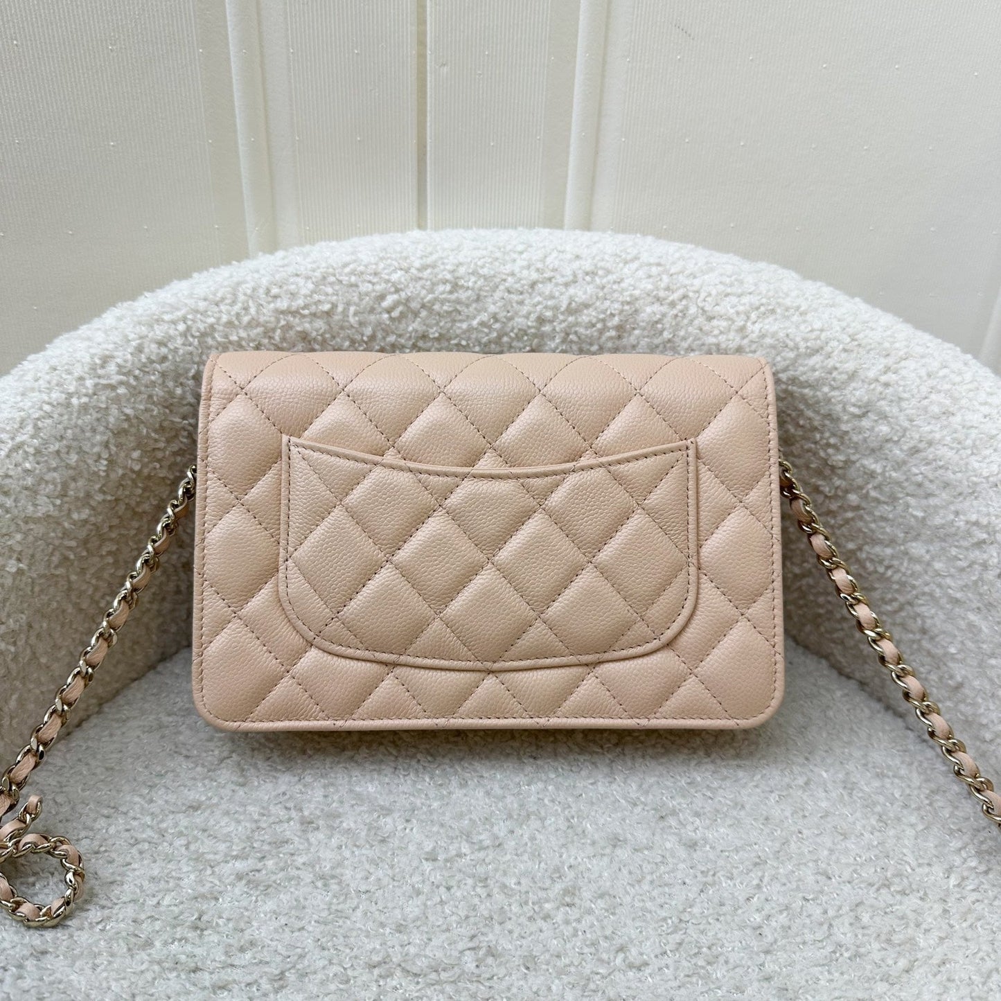 Chanel 23S Ribbon Chain Wallet on Crossbody Bag - Rovelle Bags