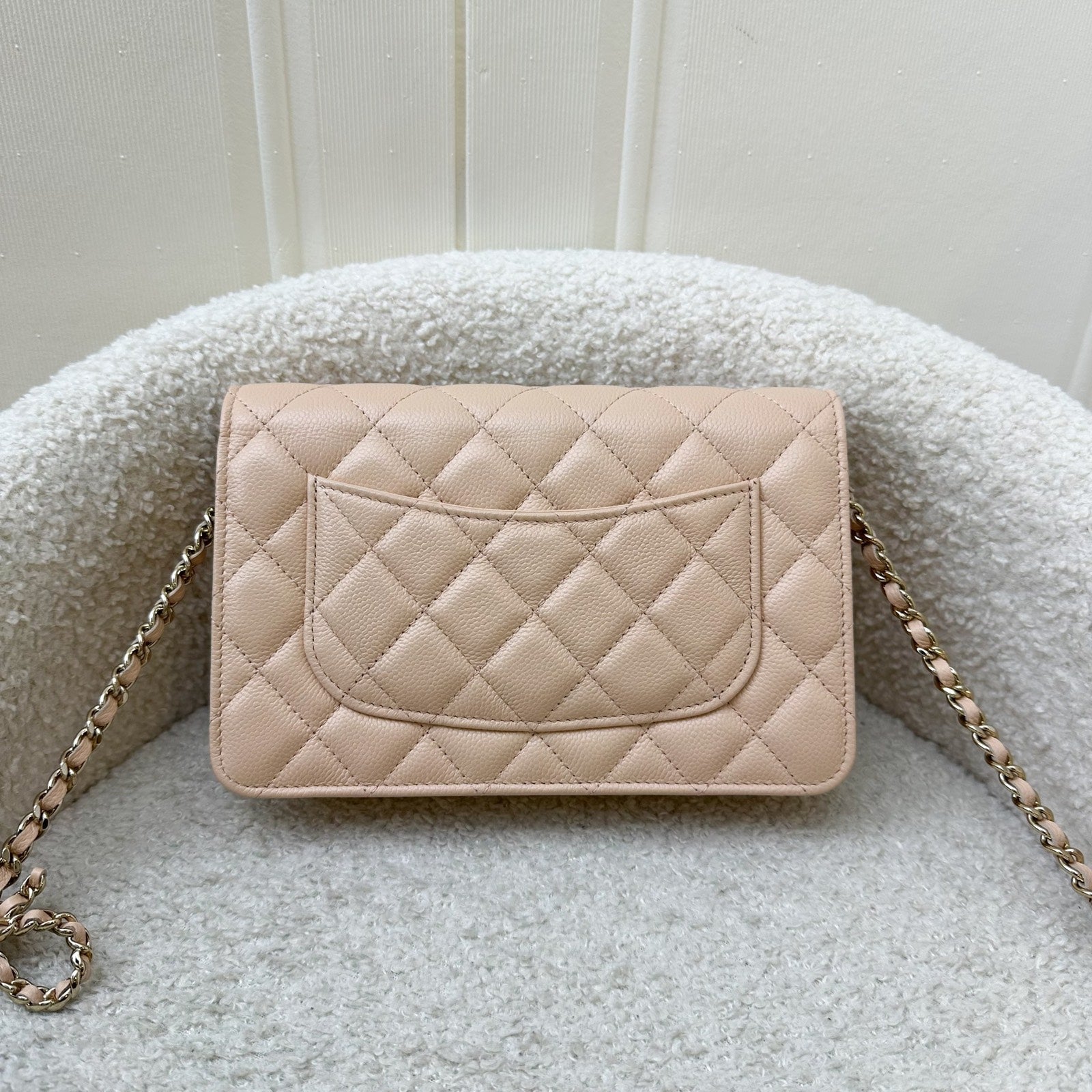 Chanel 23S Ribbon Chain Wallet on Crossbody Bag - Rovelle Bags