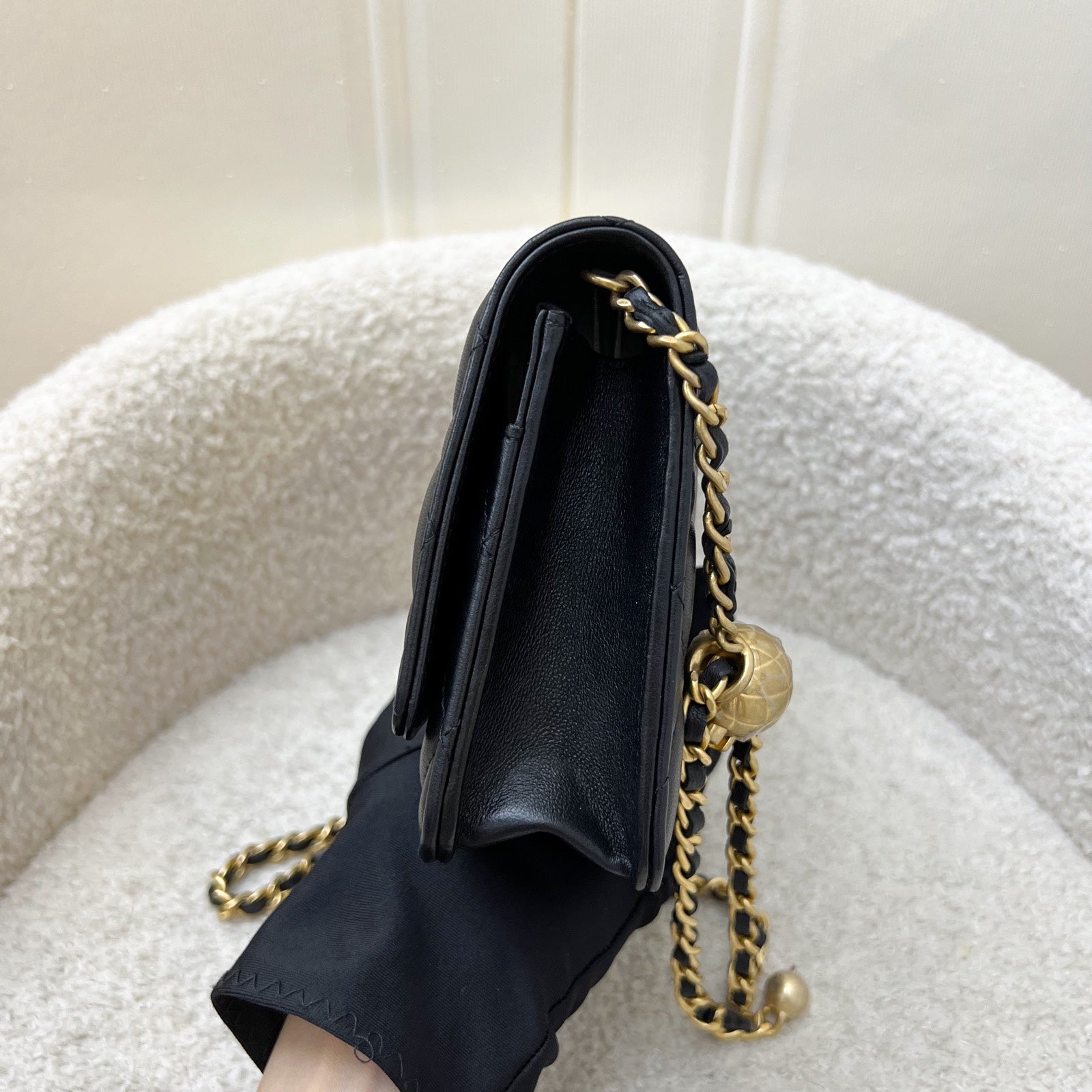 Chanel Pearl Crush Wallet on Chain Crossbody Bag - Rovelle Bags