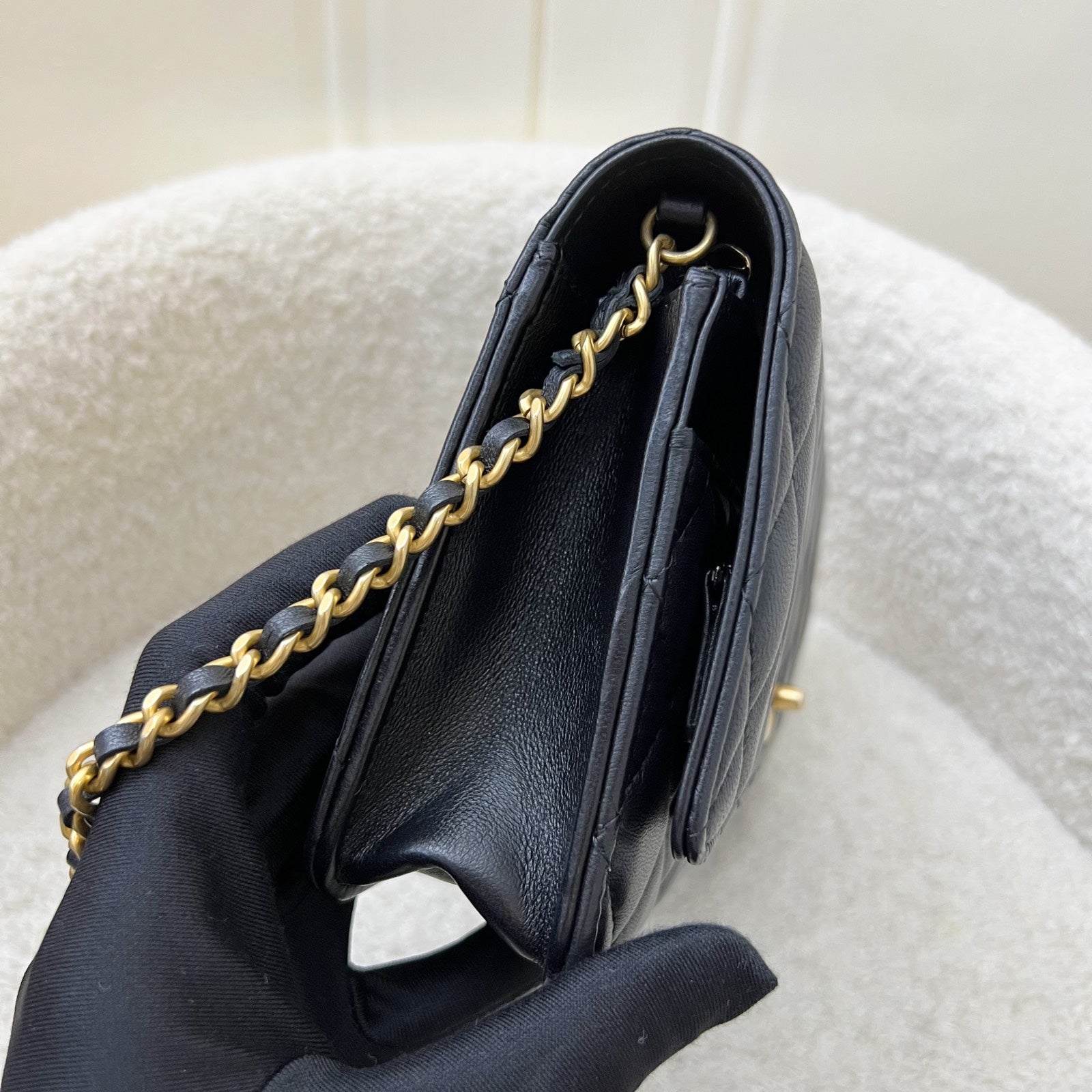 Chanel Pearl Crush Wallet on Chain Crossbody Bag - Rovelle Bags