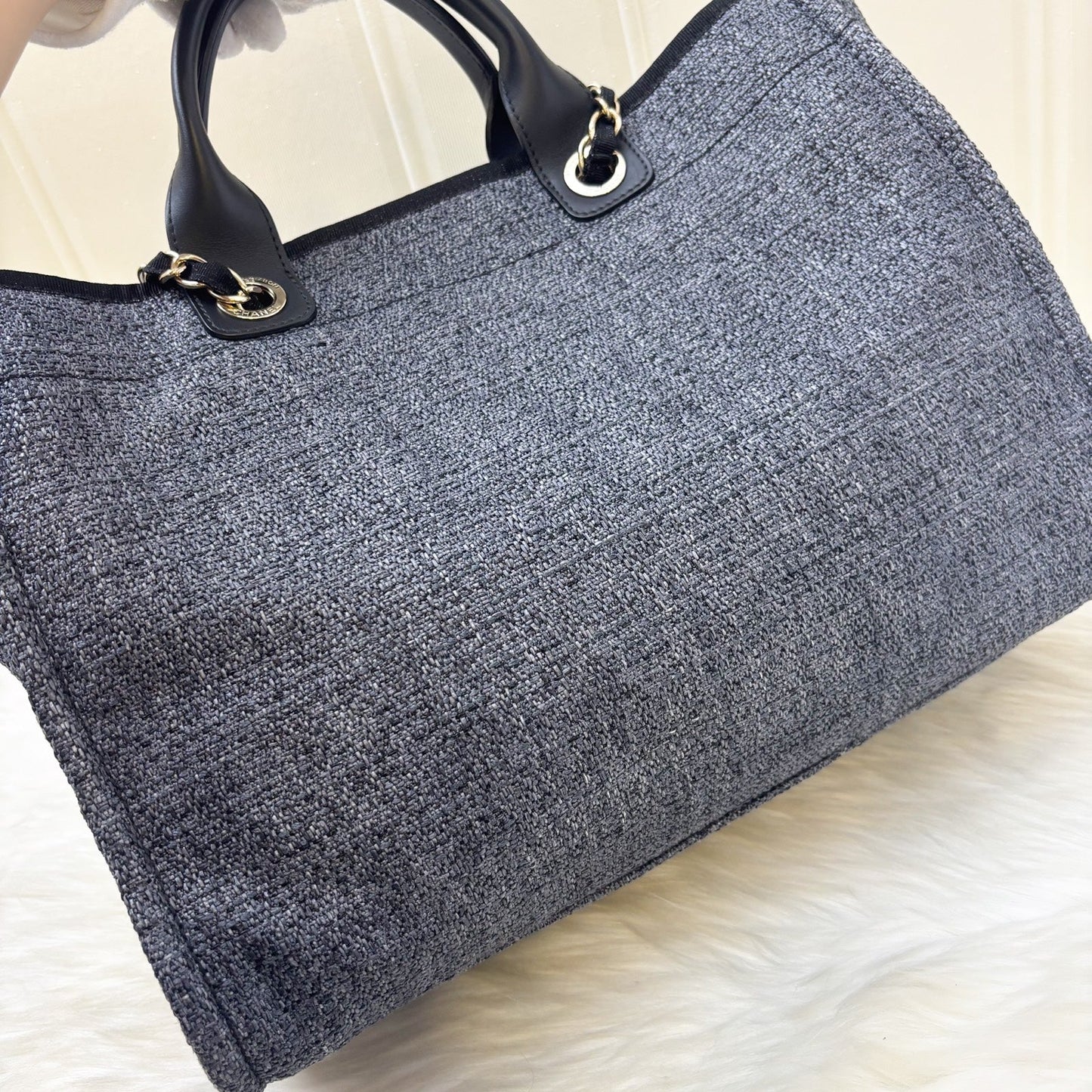 Chanel Medium / Large Deauville Tote Tote Bag - Rovelle Bags