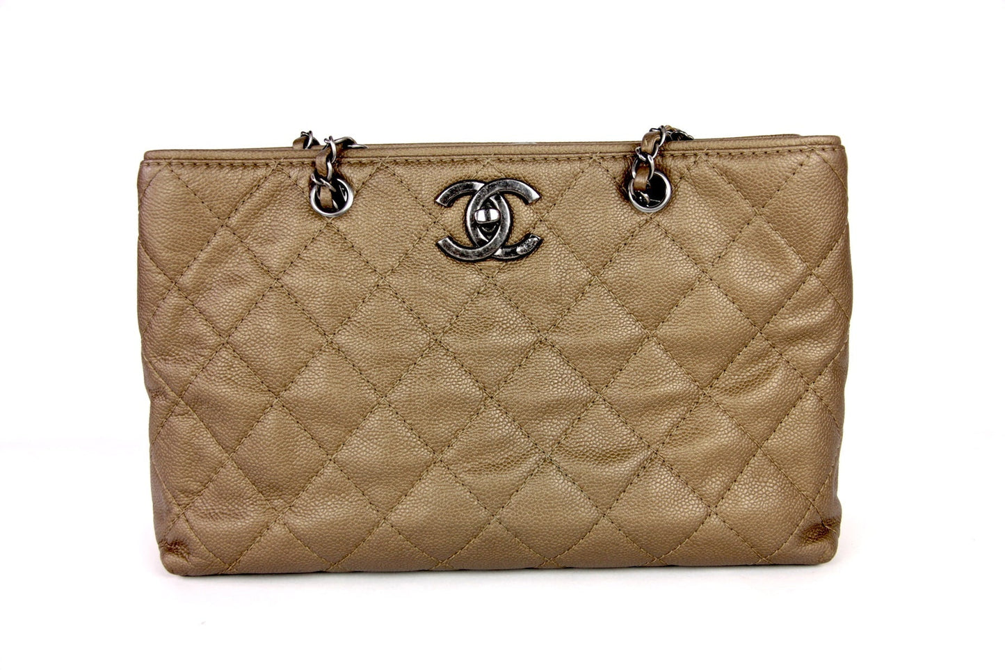 Chanel 14B CC Large Zip Shopper Tote Bag - Rovelle Bags